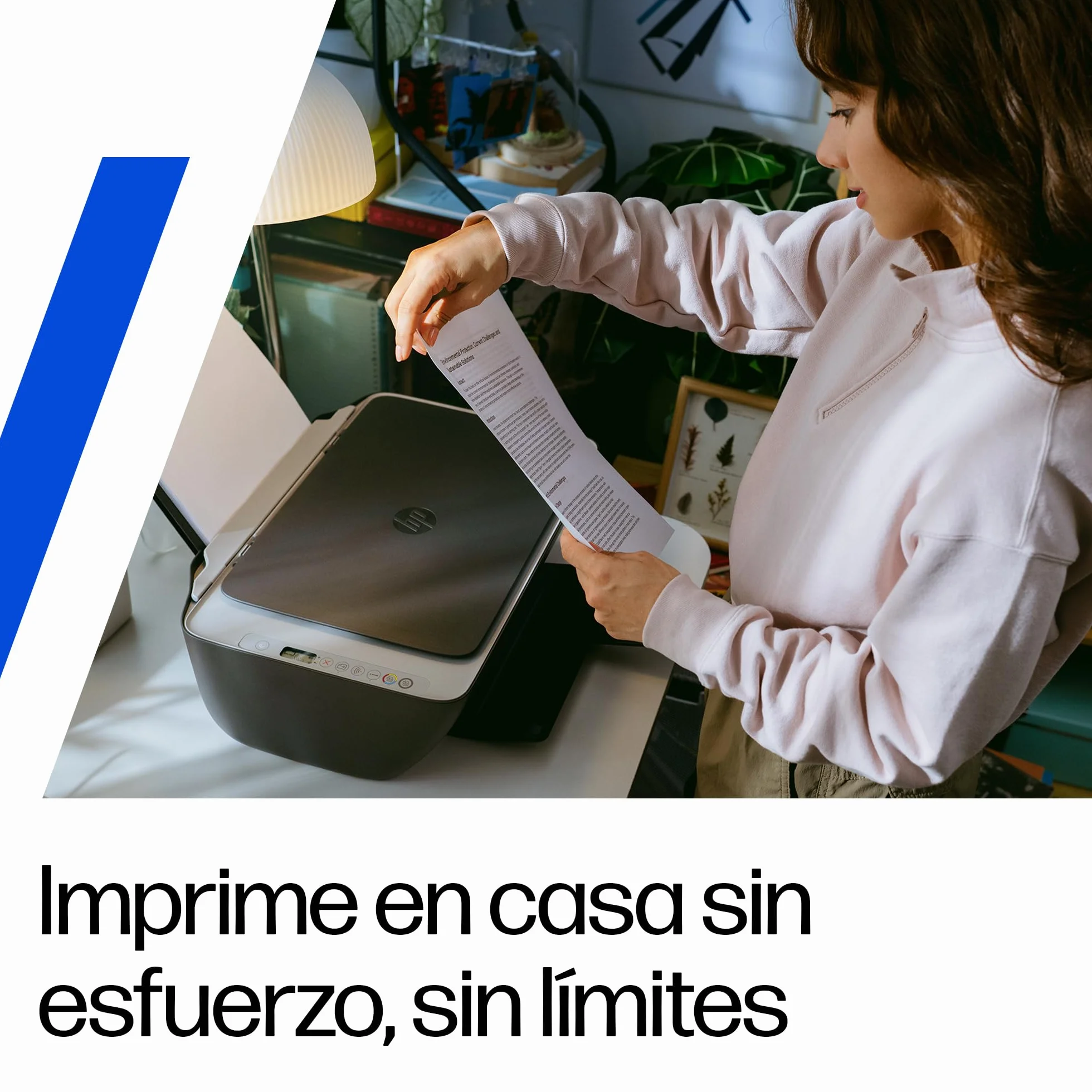 HP DeskJet 2920 Impresora Multifunción Inyección Tinta Color Inalámbrica Wi-Fi Doble Banda Negro
