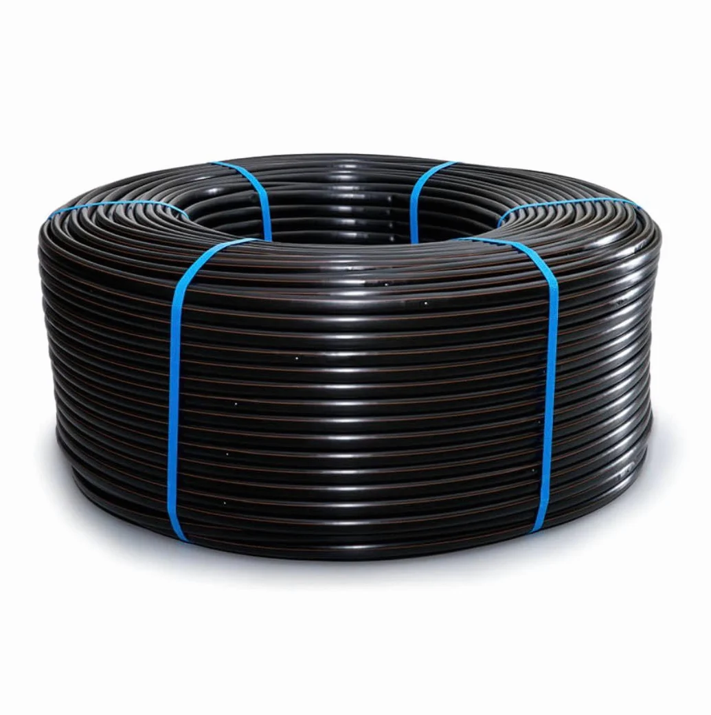Tubo riego goteo autocompensante integrado 16mm 2.3 L/h a 0.5 metros. Rollo 500 metros. Azud Premier Pc