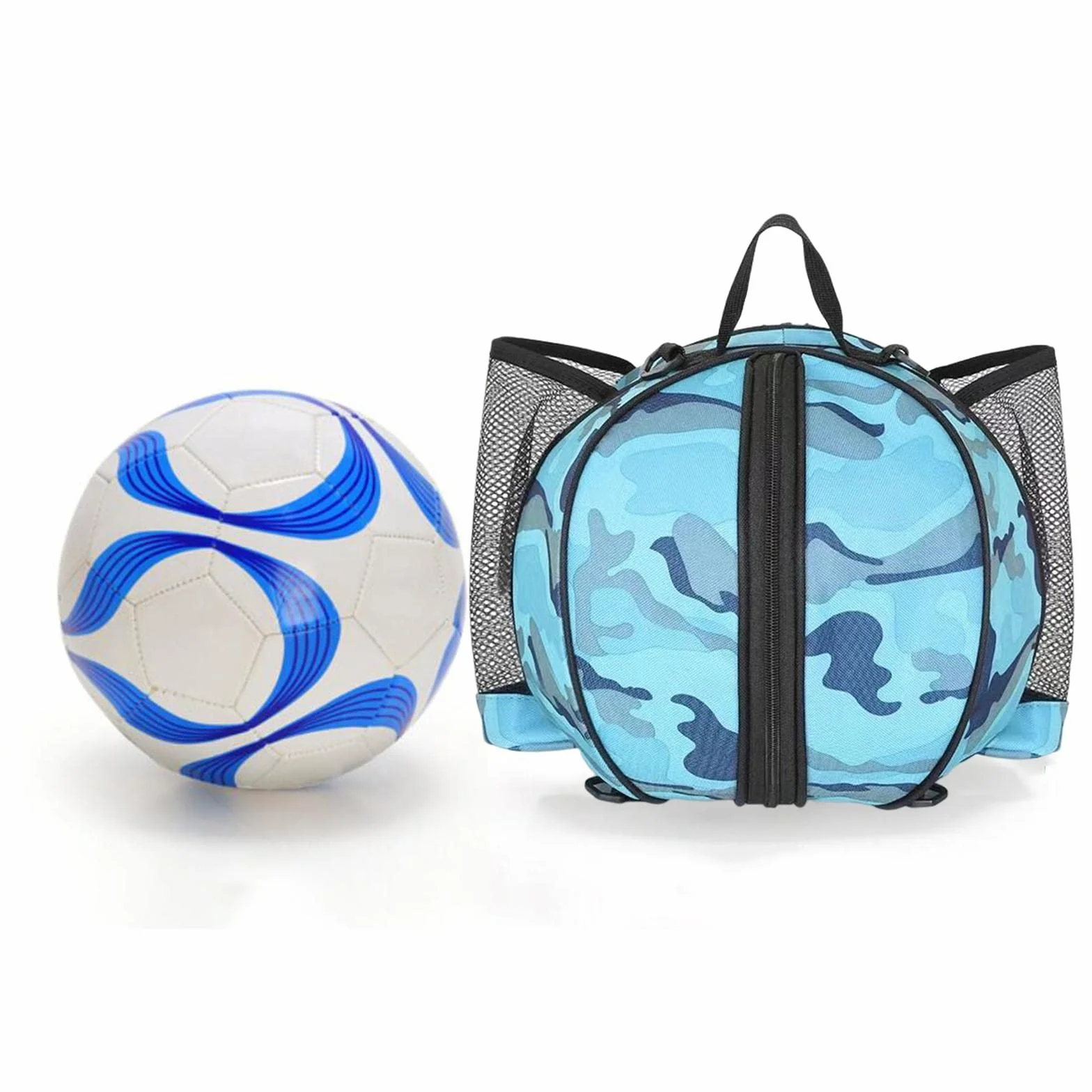 F Fityle Bolsa de Baloncesto Universal, Mochila de Almacenamiento, Correa de Hombro Ajustable