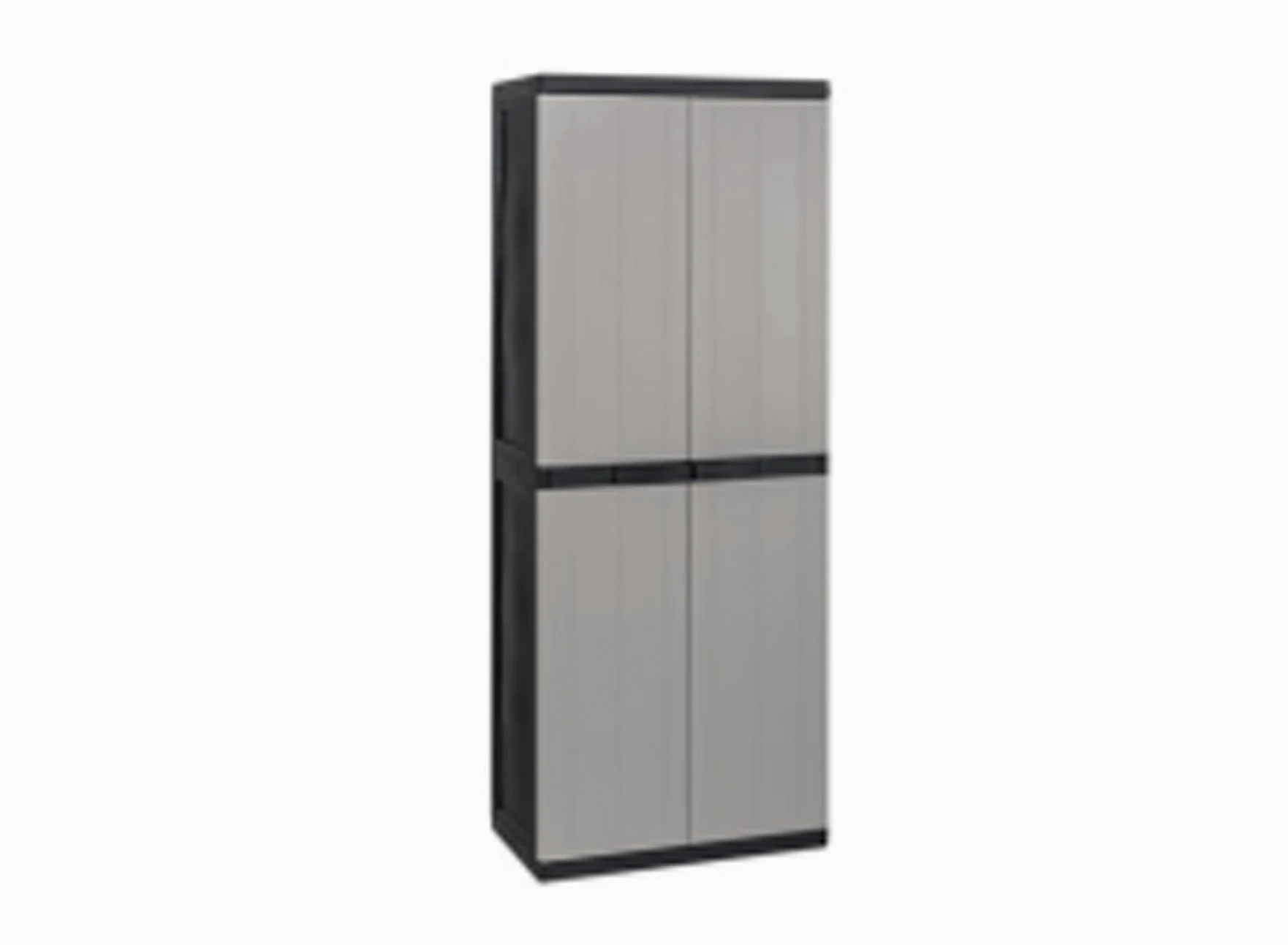 Armadio bios midi portascope in plastica mobile esterno 6 ripiani 165x65x37cm per organizzare casa
