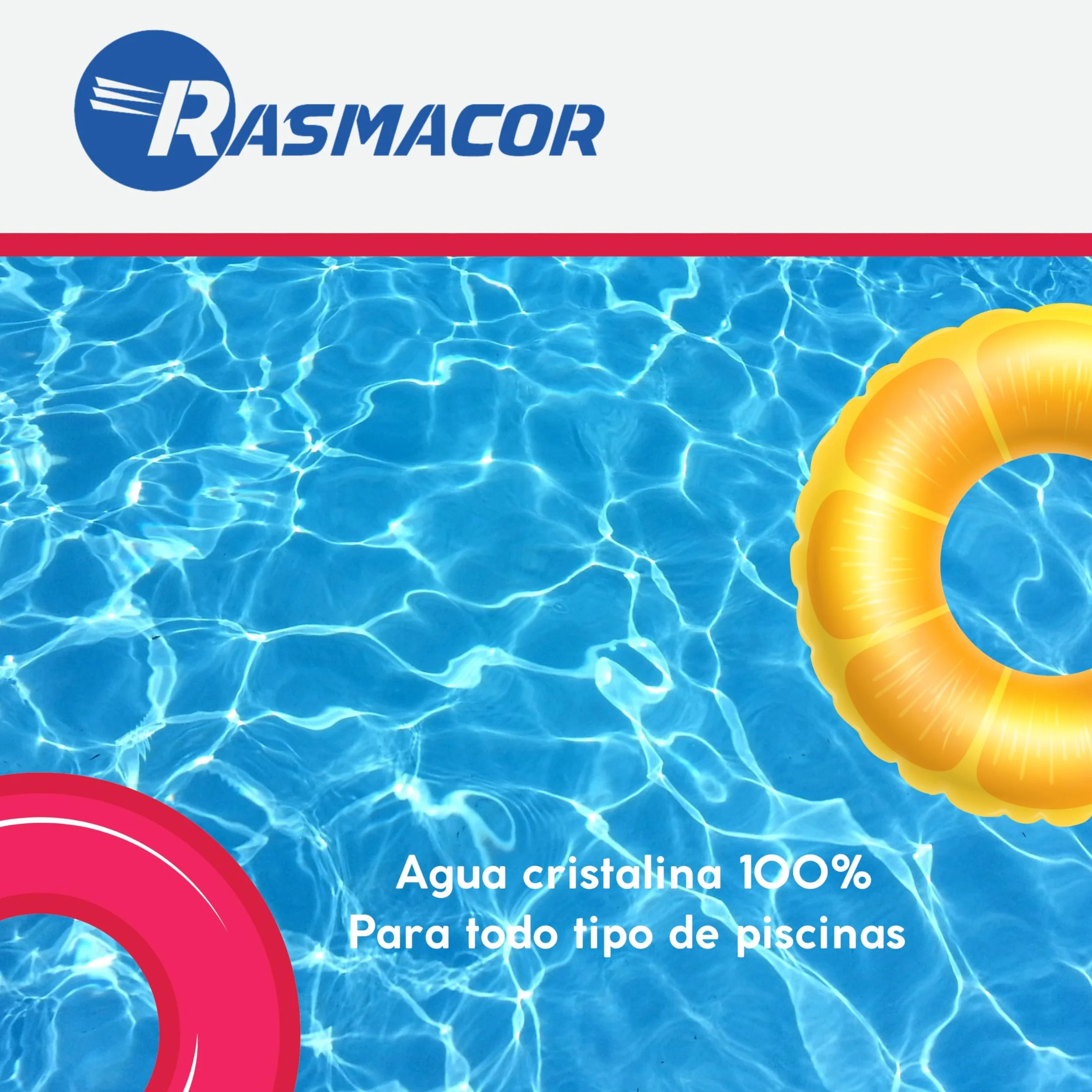 RASMACOR Pack 3 Unidades Floculante Gel monodosis | Gel para Piscina | Limpiador y clarificador de Agua para Piscinas | Transparencia Total del Agua | Distribuido