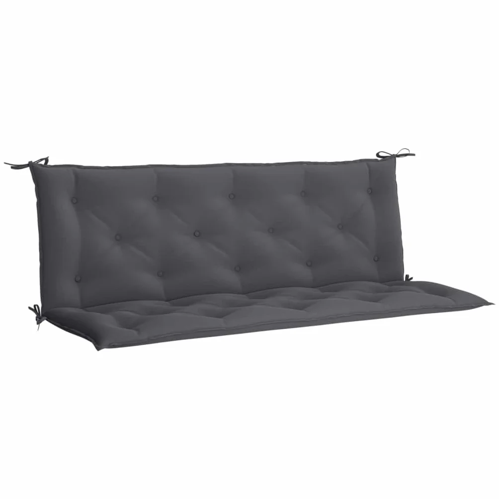 vidaXL Cojín para balancín de tela gris antracita 150 cm