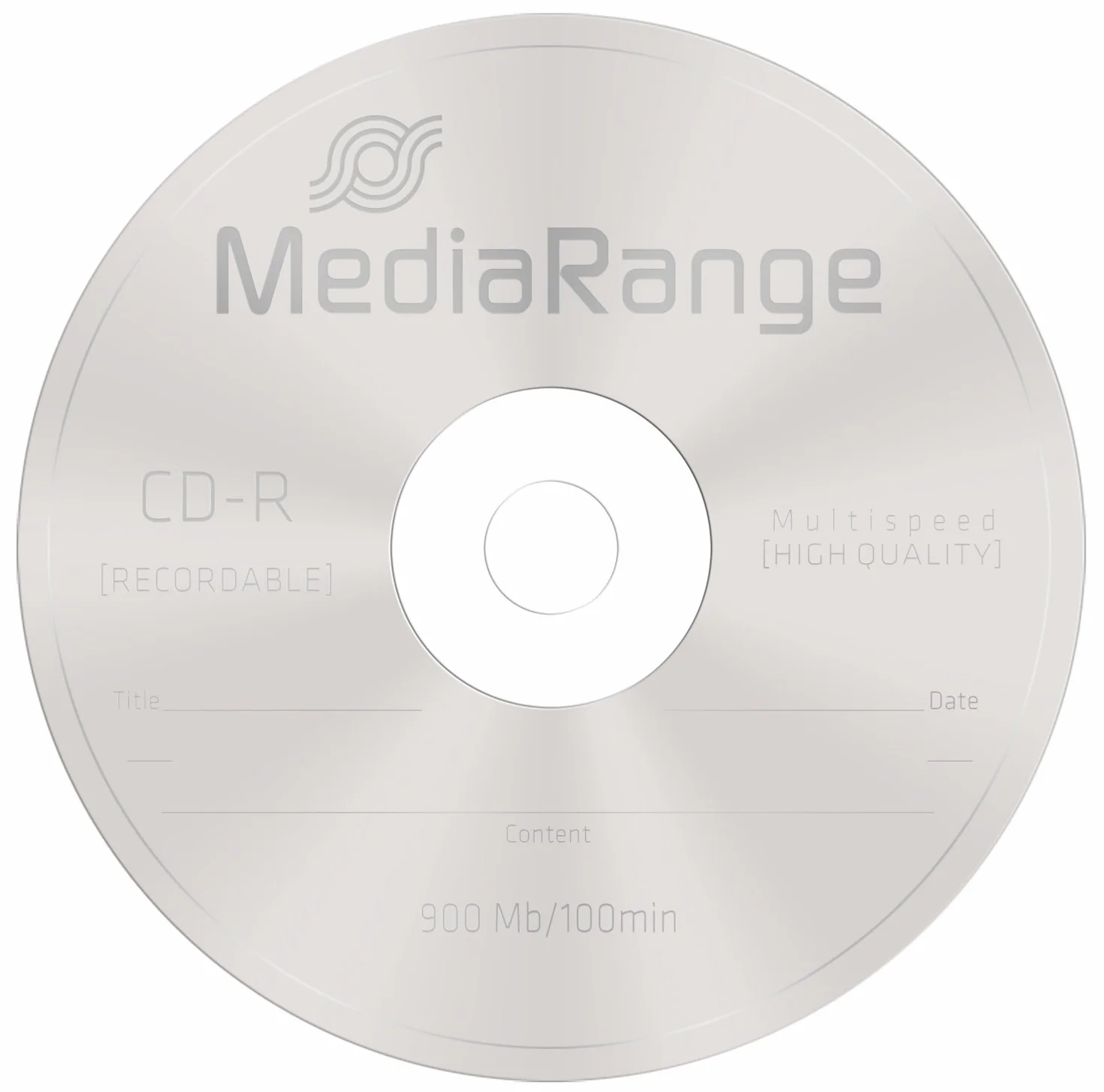 MediaRange MR222 CD-RW vírgenes 900 MB 100 min