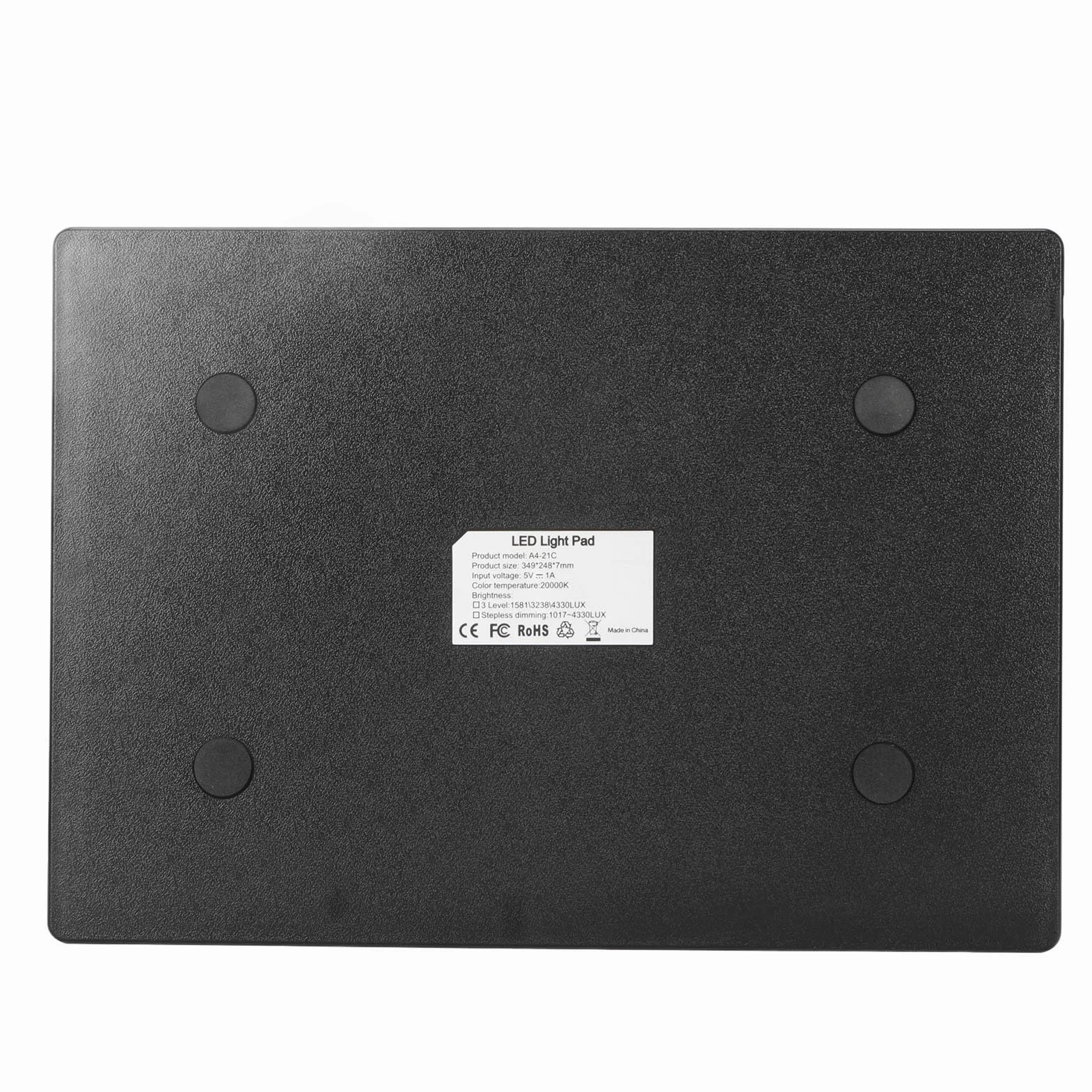 Visor de Diapositivas A4 Caja de Luz para Escanear Películas Negativas con 3 Brillos Ajustables