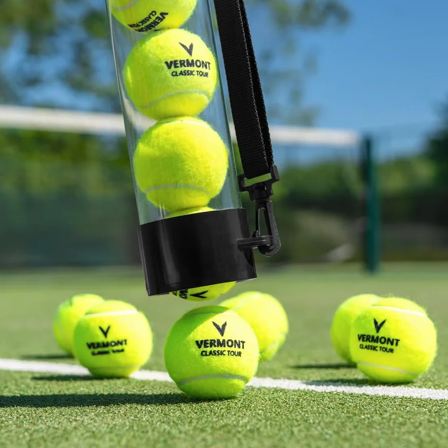 Vermont Recogepelotas Tenis Tubo 15 Pelotas PVC Duradera
