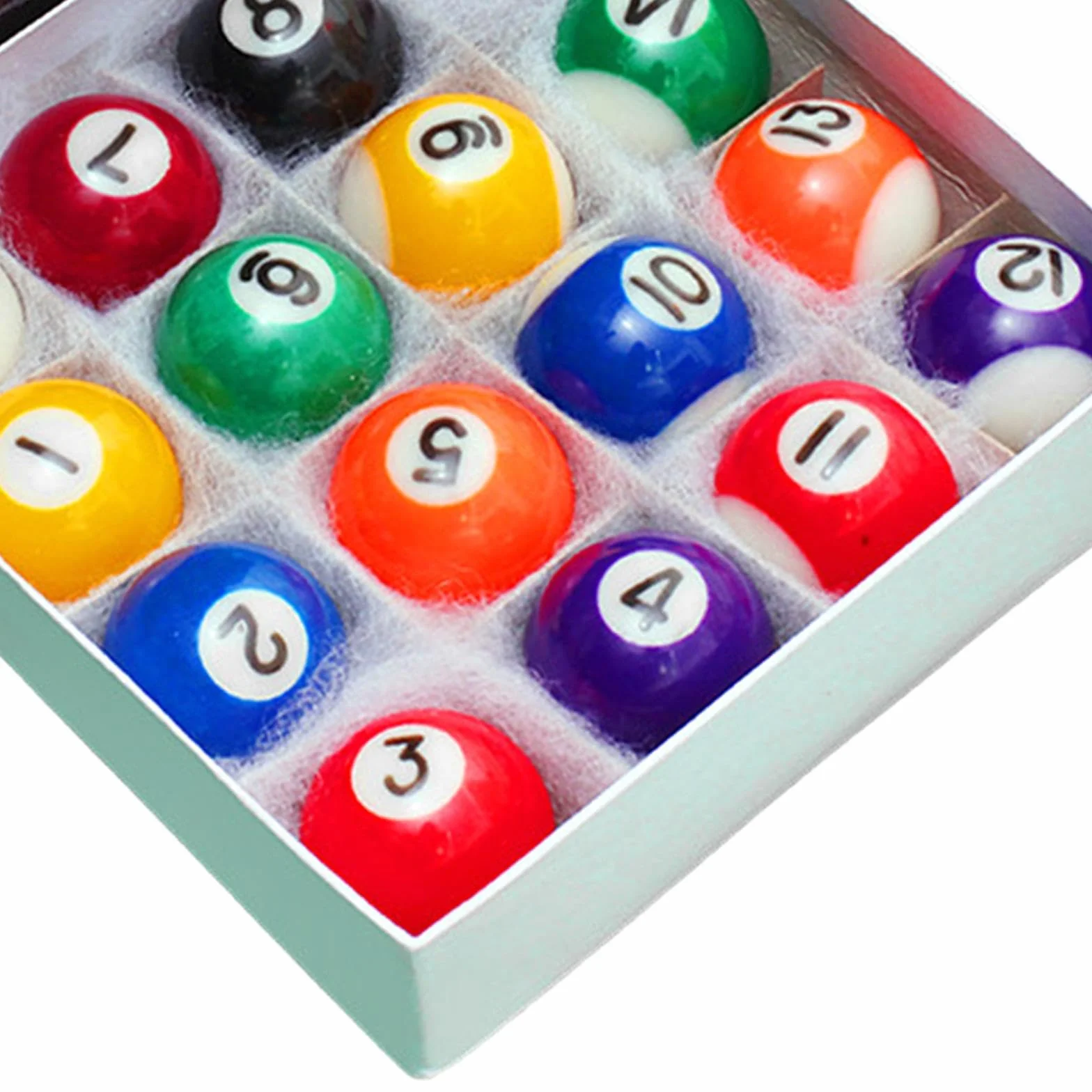 Juego de Billar 16 Bolas Pequeñas para Mesa Infantil Regalo Interior Completo
