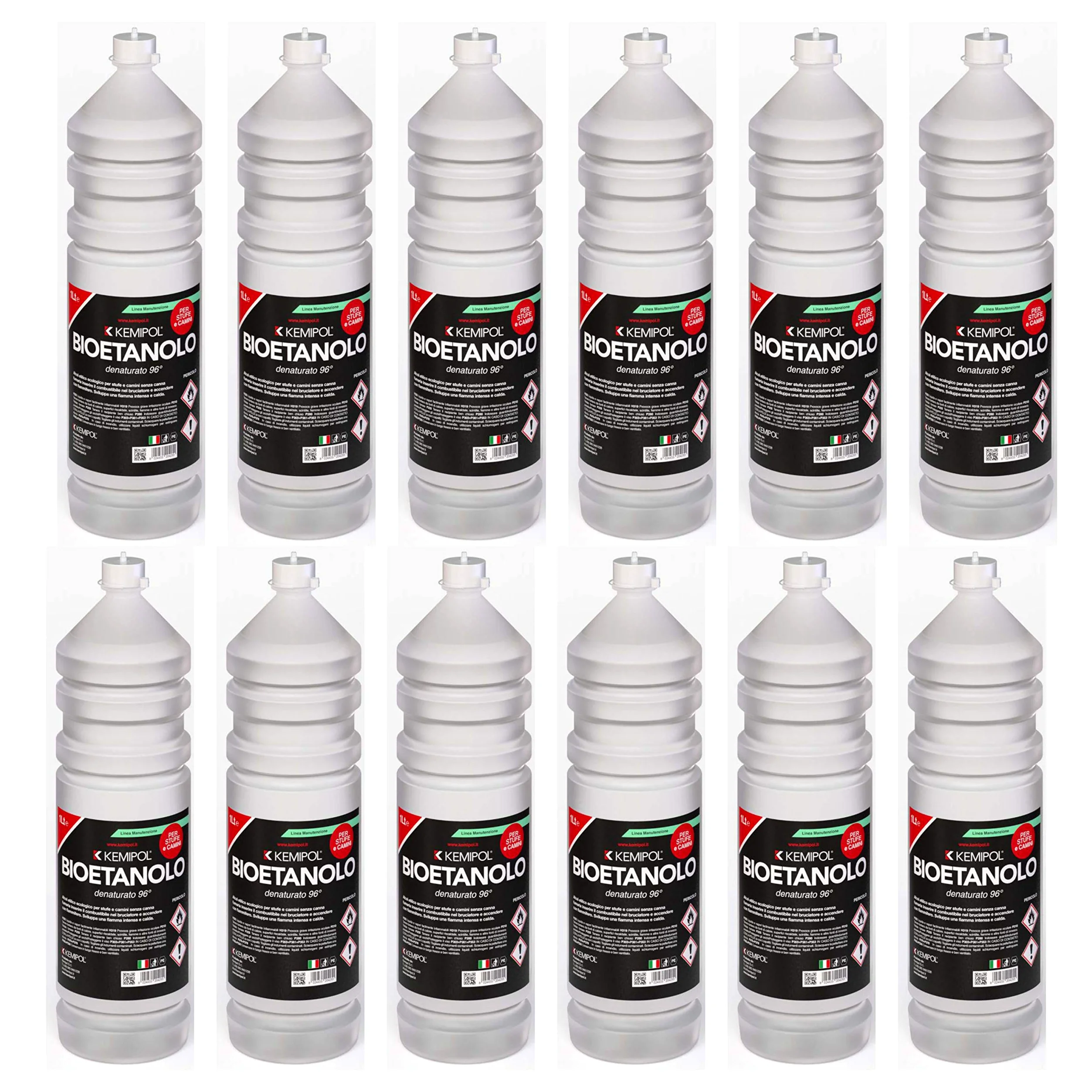 12 litros de bioetanol Combustible líquido ecológico natural inodoro chimenea