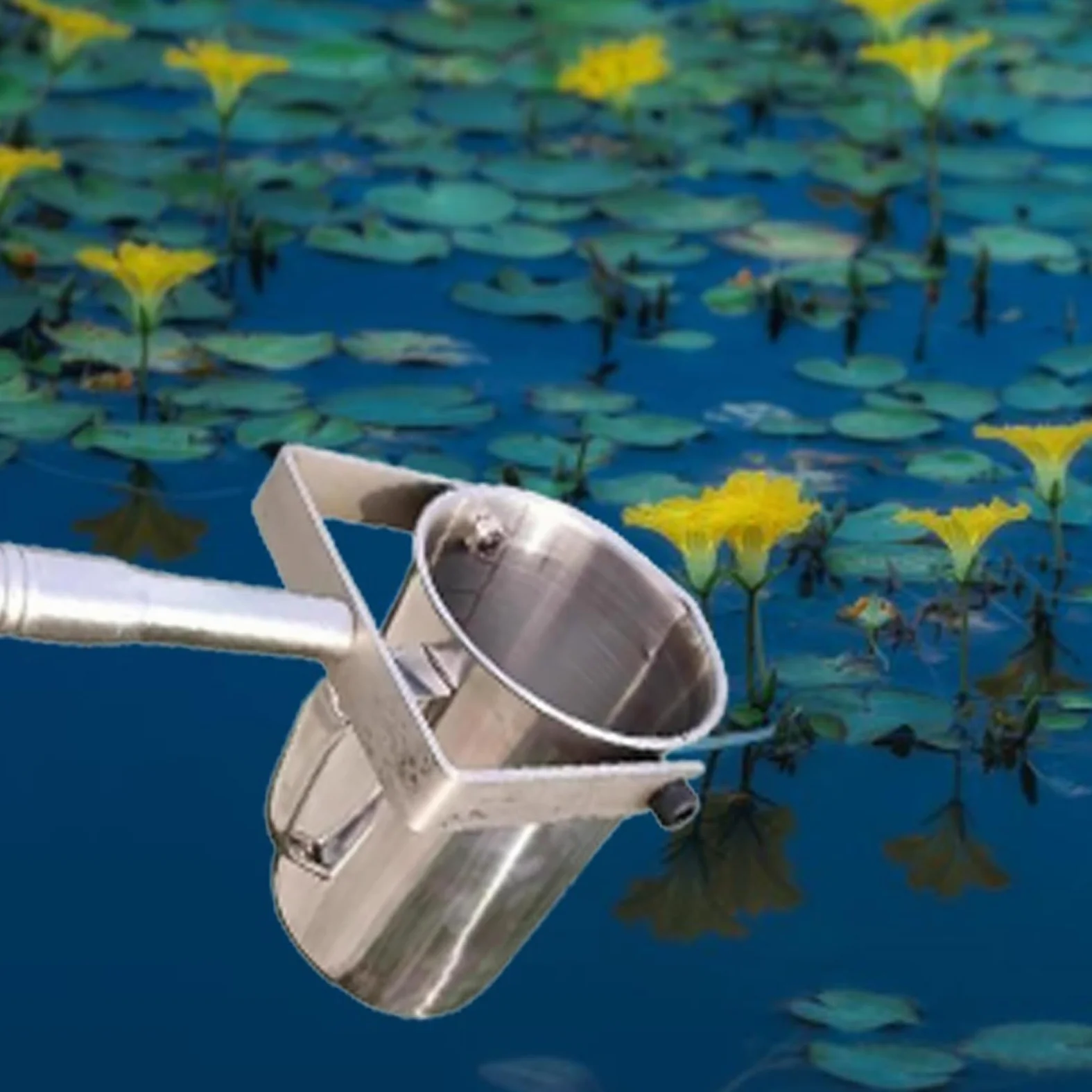 Cucharón de toma de muestras de agua, telescópica extra larga para estanque y arroyo, cucharón de péndulo versátil para una recogida eficiente de muestras de agua