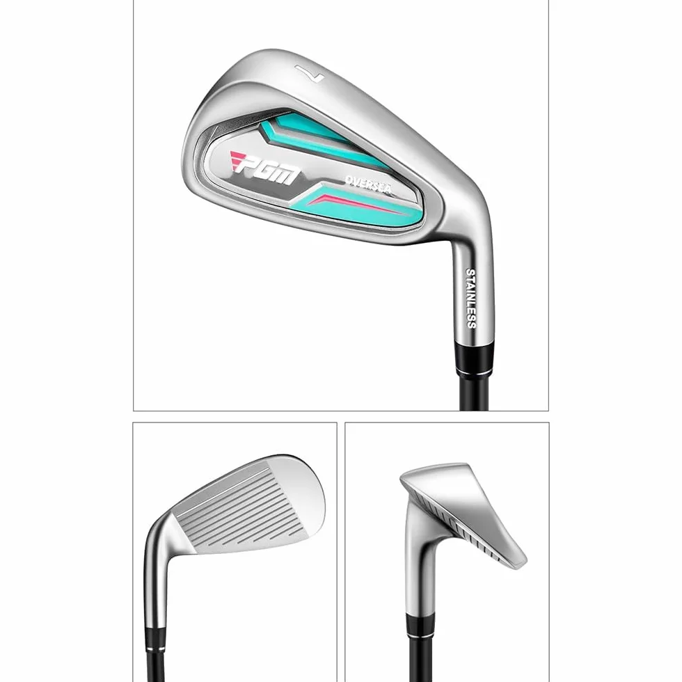 Hierro de golf para diestros n.º 5-9/P/S eje acero carbono centro gravedad bajo