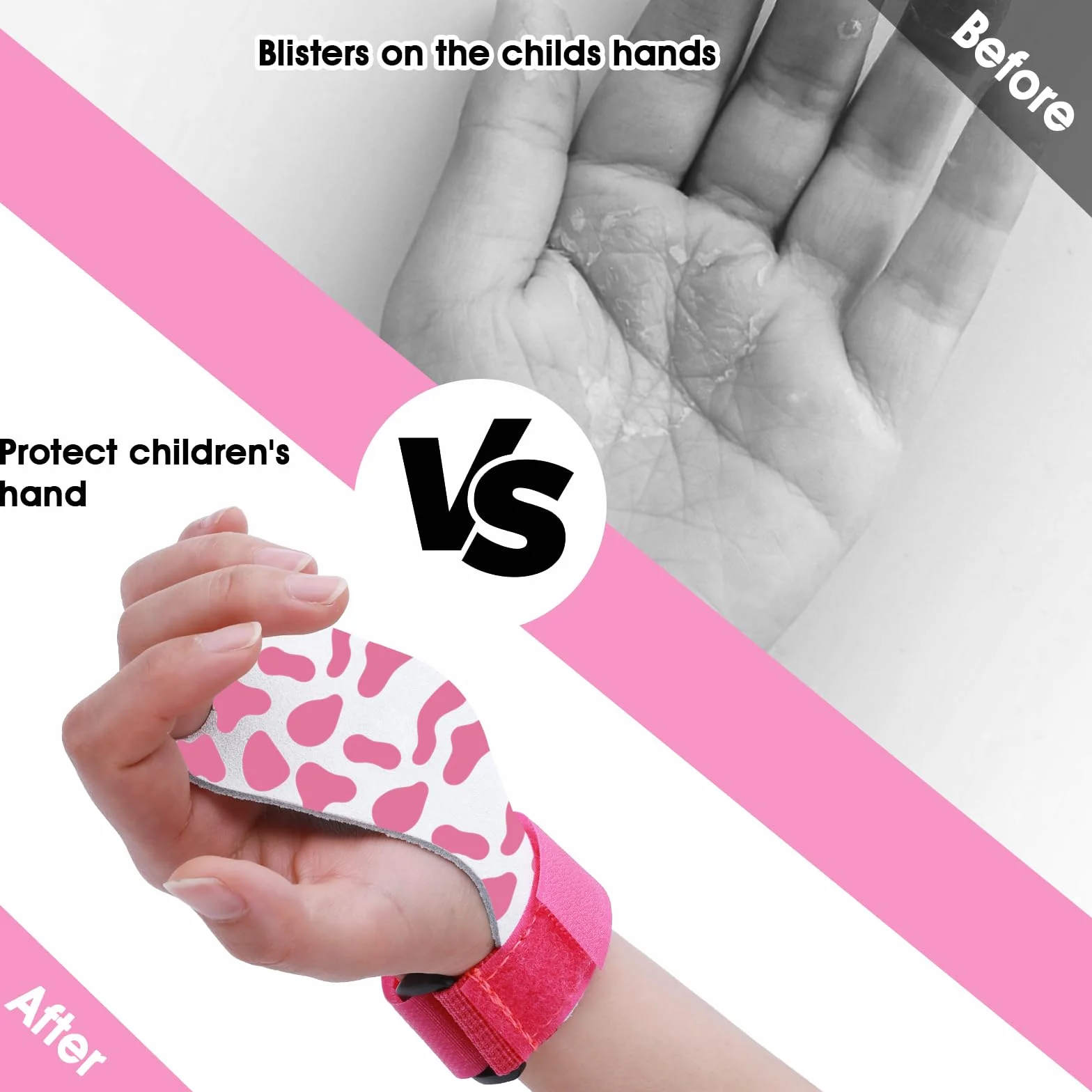 Abeillo Guantes de gimnasia con estampado de vaca, protección de palma, accesorios deportivos para entrenamiento