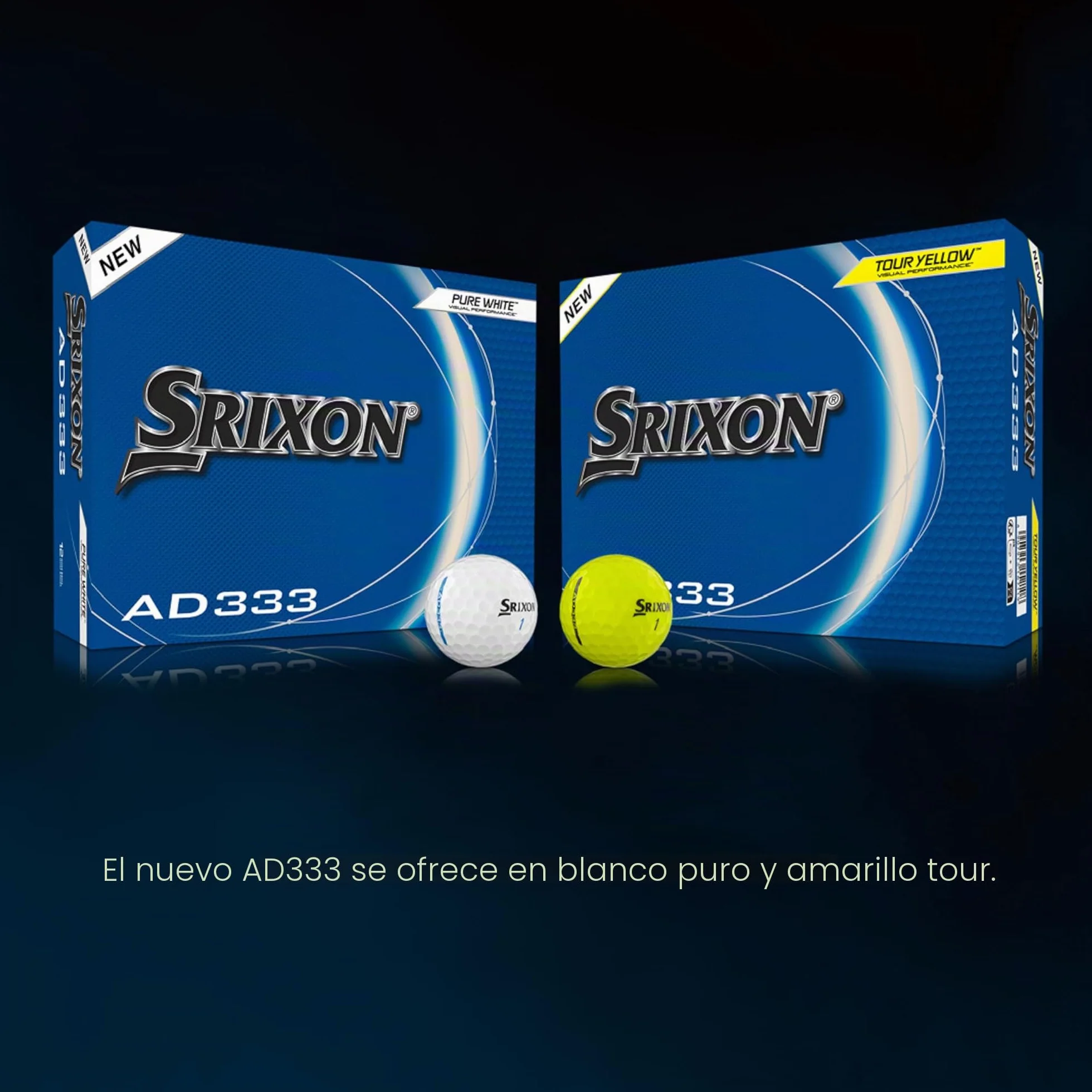 Srixon AD333 Pelotas de Golf Larga Distancia Tacto Suave Control Excepcional Caja 12