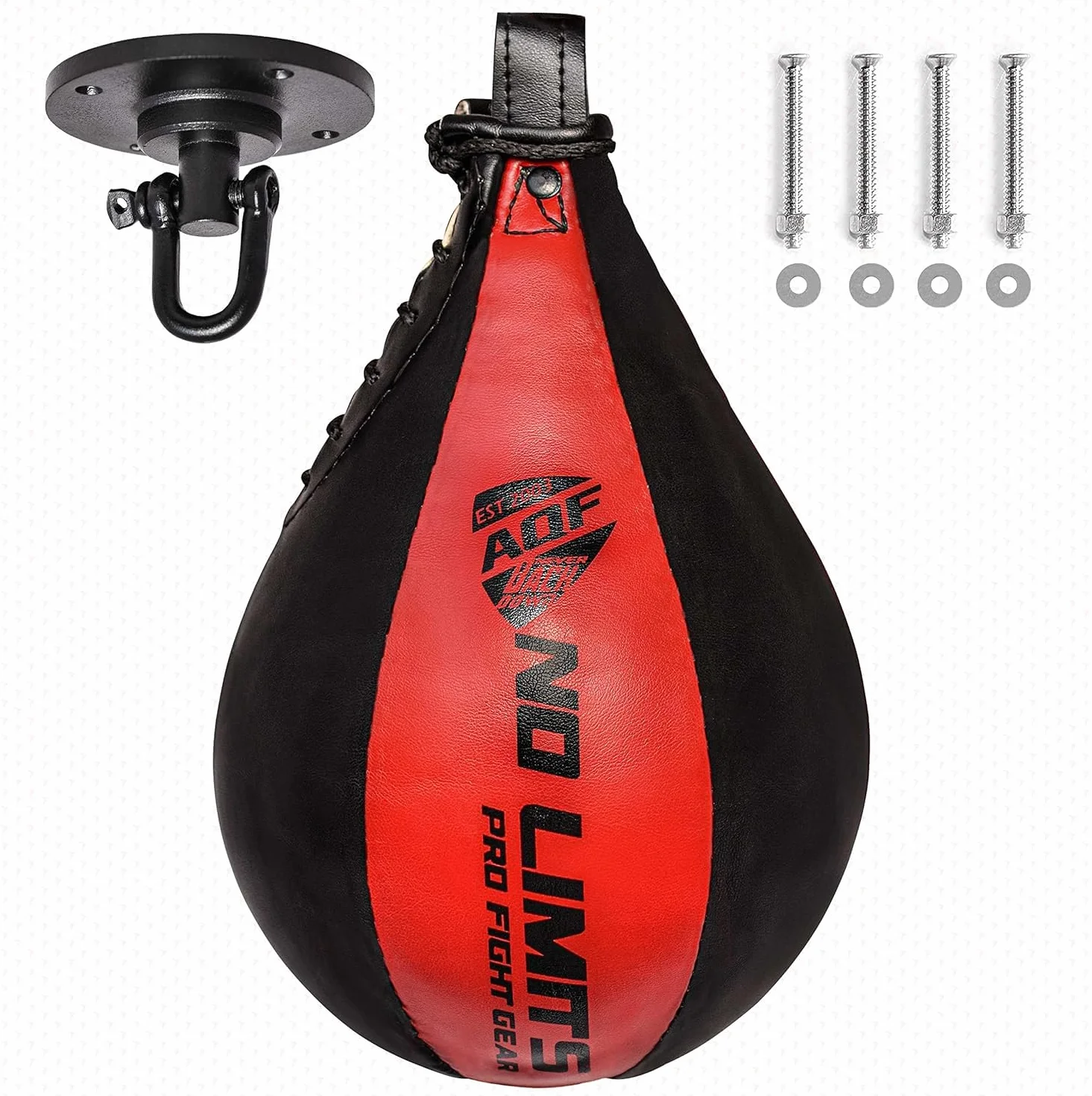 AQF Pera de Boxeo y Saco de Boxeo Punching Ball para MMA Entrenamiento
