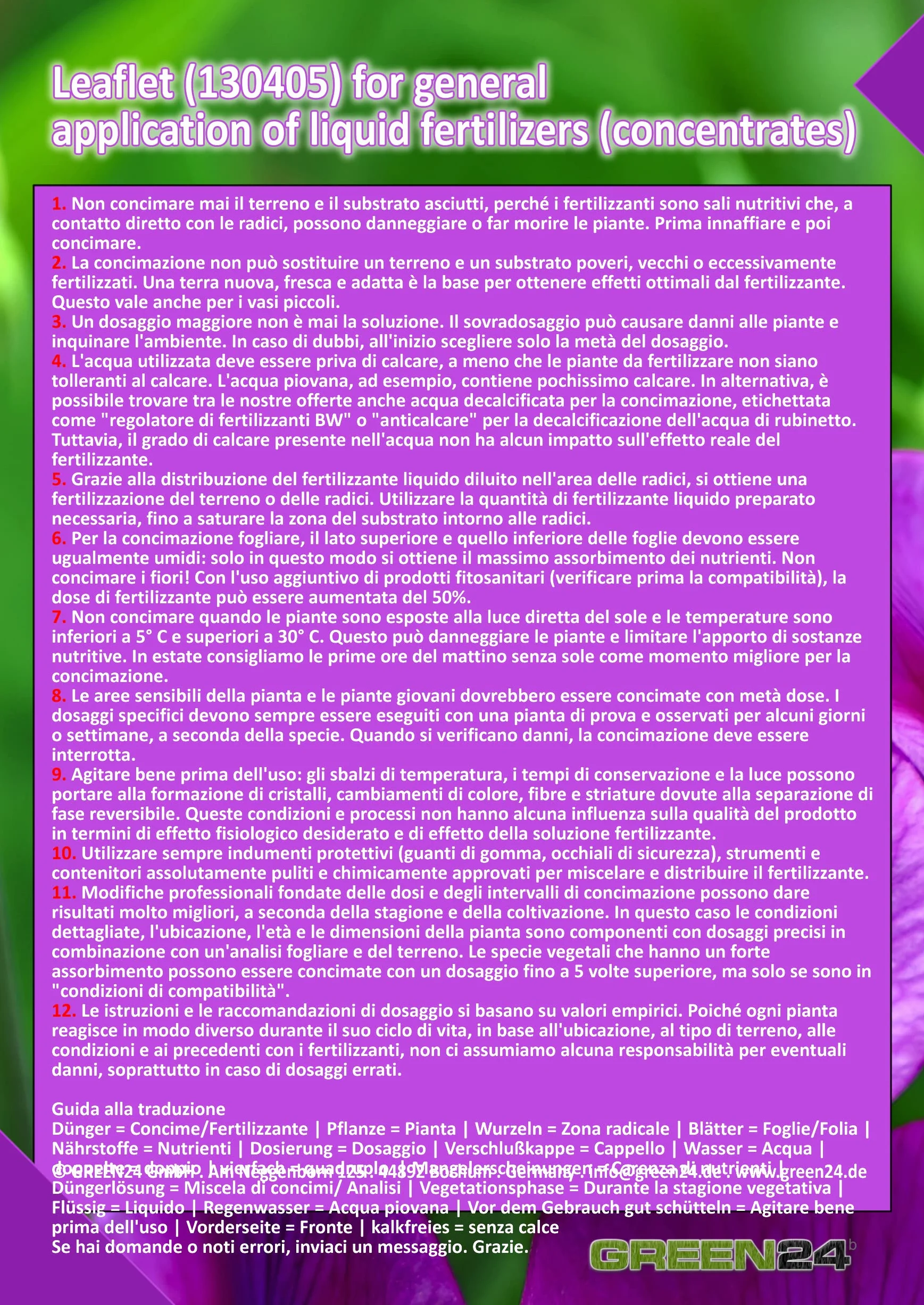 Fertilizante NPK de alta tecnología para árboles en flor, magnolias, tulipanes, campanillas, trompetas, cerezos ornamentales, cornejos en flor, etc. (500ml)