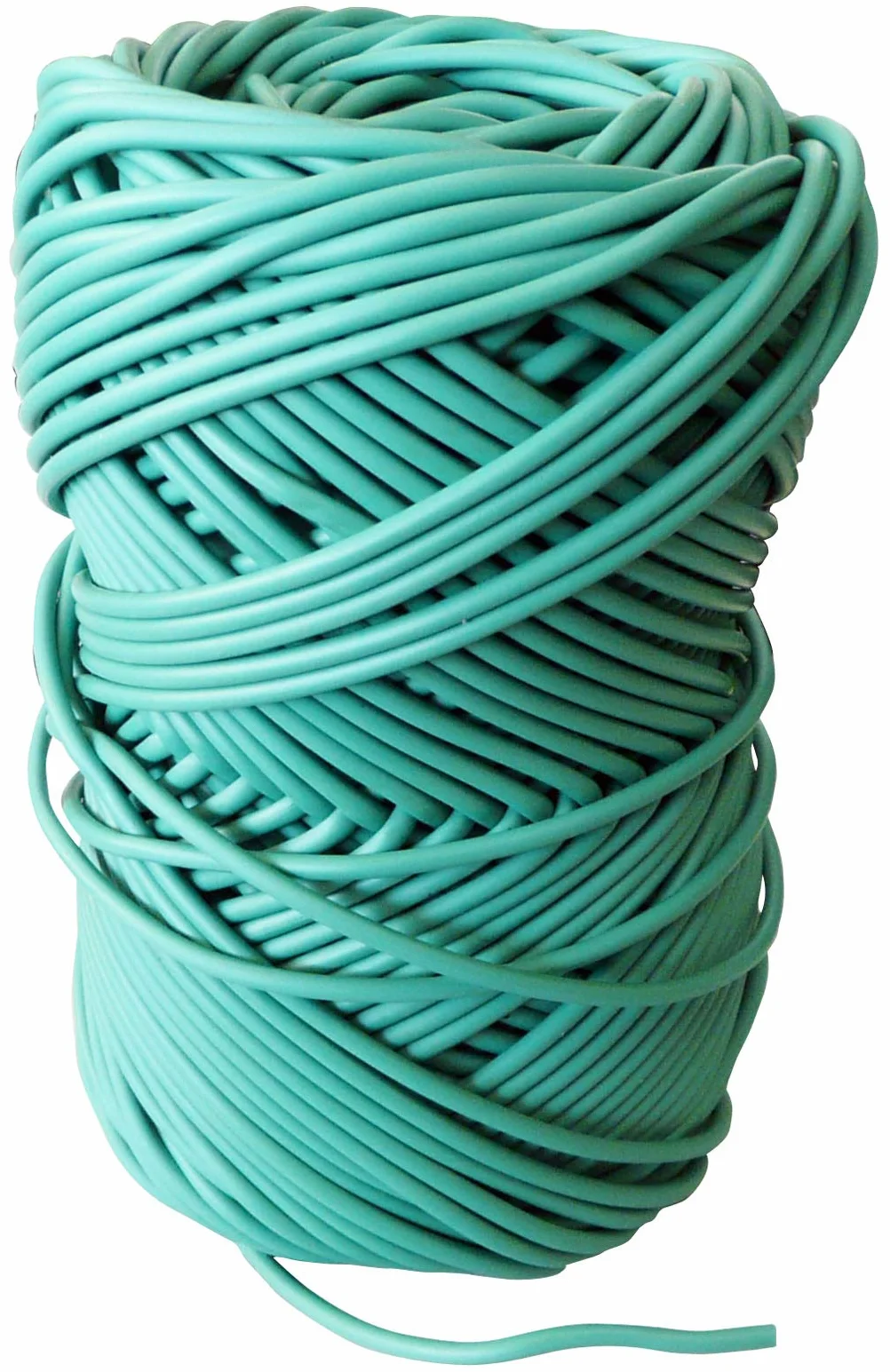 Riegolux 213239 Macarrón PVC 2´7 Bobina para Atar, Verde, 50 m