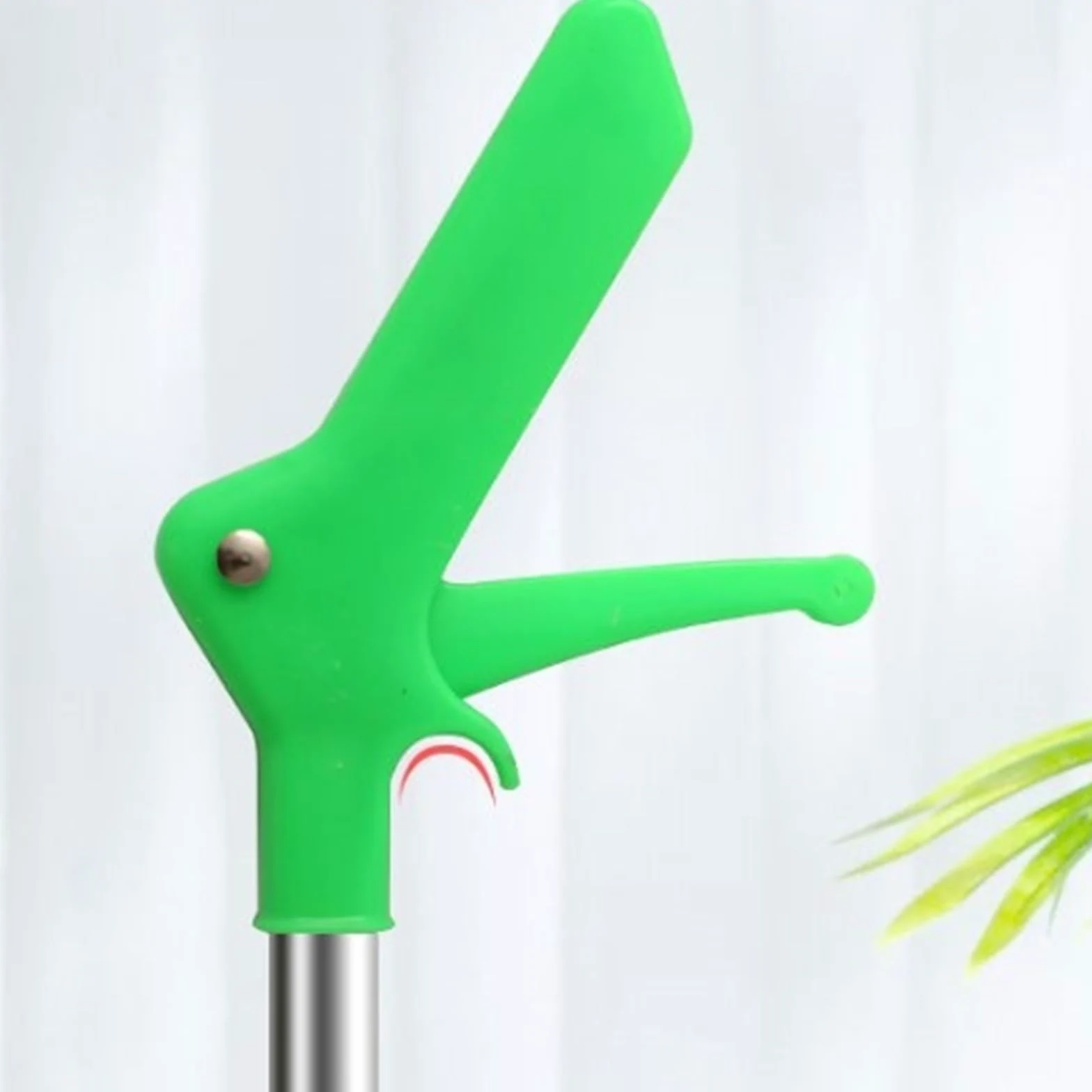 Pinza para Palos Mango De Bloqueo De Capacidad De Alcance De Agarre Multifuncional Clip De Mango Largo De Acero Inoxidable Pinzas Extensibles para Viejos