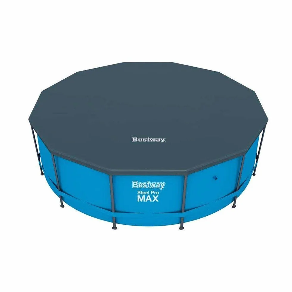 Bestway Cobertor 4 estaciones para piscinas redondas elevadas de 366 cm de diámetro
