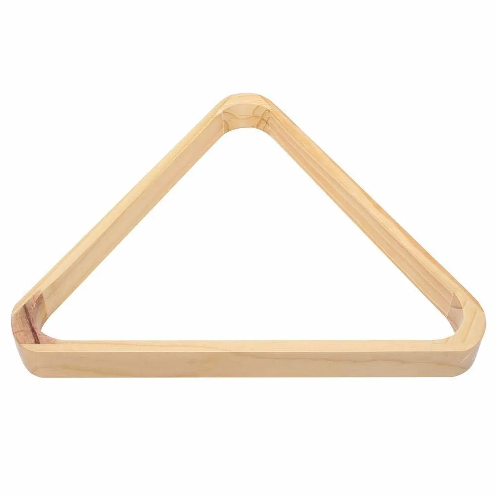 Vbest life Billar Marco de Rombo Triangular Bolas de Billar Bastidor Trípode de Madera Accesorios