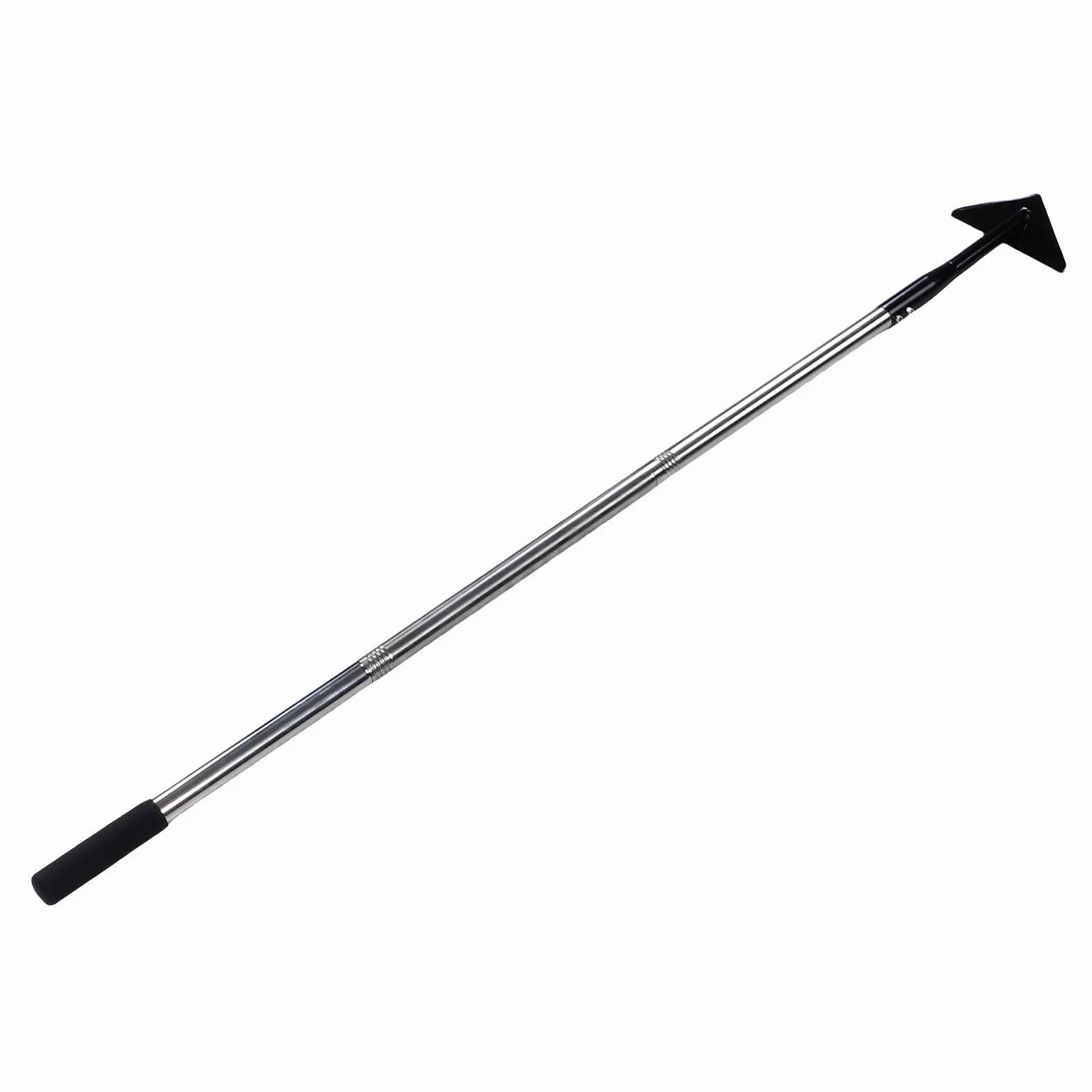 Azada de Jardín Triangular, Azada de Malas Hierbas Resistente con Largo Ajustable de 145 Cm con Diseño Desmontable para Desmalezar el Cultivo del Suelo