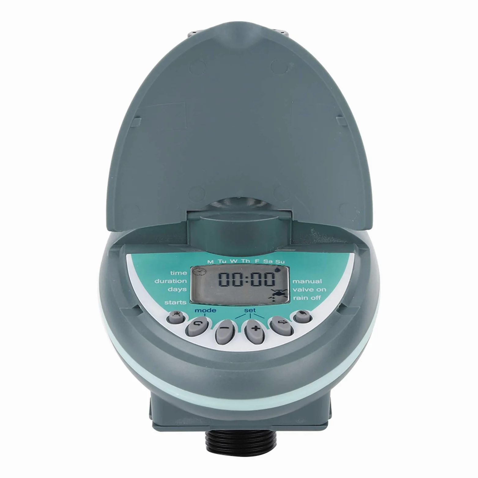 Jeanoko Controlador de Riego Automático Galcon 16 × 11 × 10 G3 4 Pulgadas Rosca Macho Hembra Controlador de Riego Inteligente Temporizador de Agua Automático Controlador de Riego