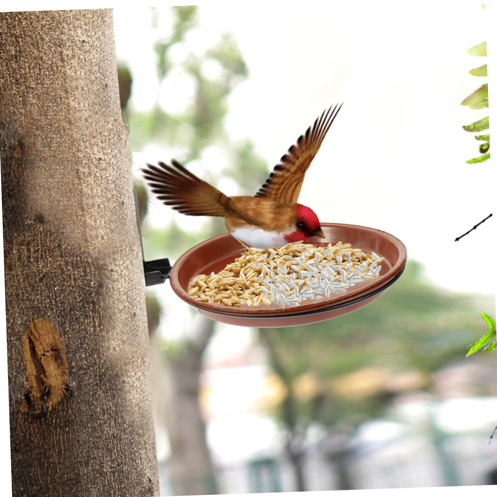 SUPVOX 5juegos Comedero Colgante y Bebedero para Pájaros De Alimentación y Baño para Jardín De Decorativo y Resistente para Exterior