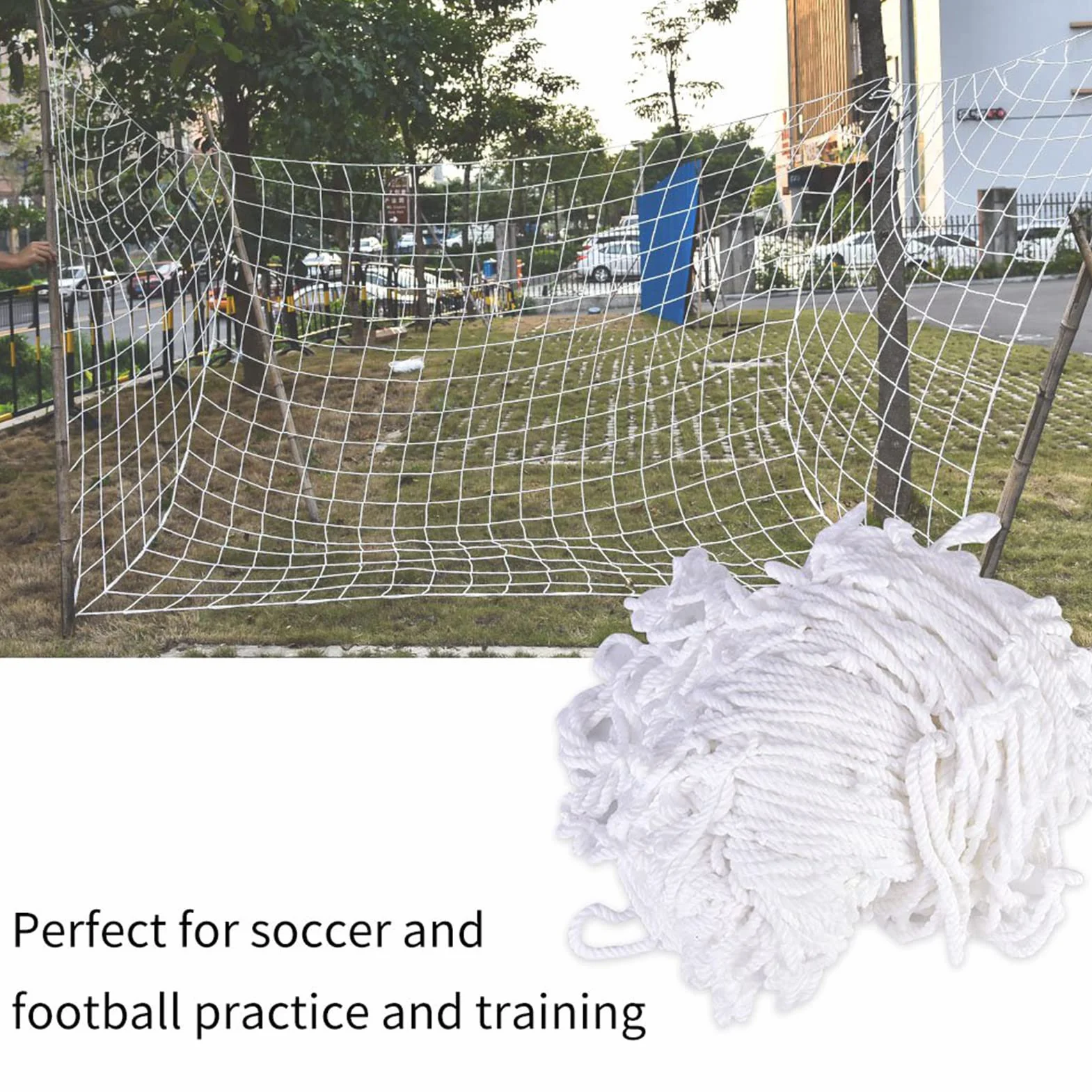 Red de fútbol para portería 3 x 2 m portátil para patio trasero entrenamiento