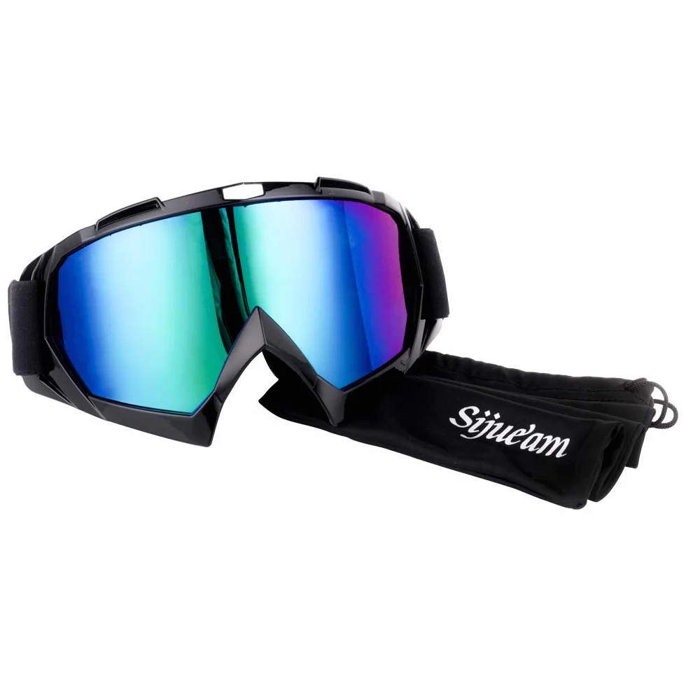 Japace Gafas de esquí antivaho protección UV doble lente acolchado espuma al aire libre