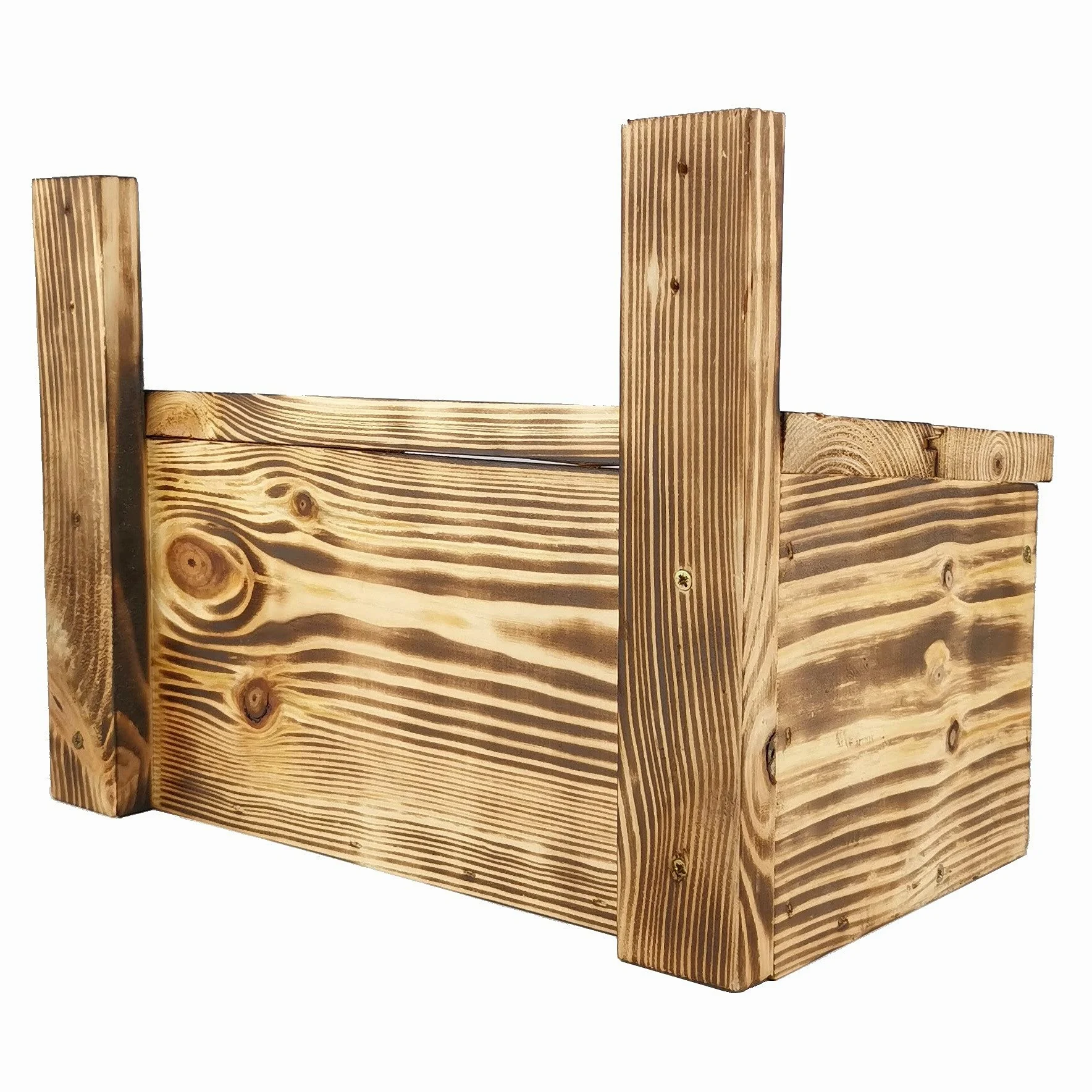 Leviatan APUS Caja Nido Maciza para Vencejos, Totalmente Retorcido, Casita para Pájaros para Jardín, Resistente a la Intemperie, sin Procesar, Listo para Usar, no Requiere Montaje