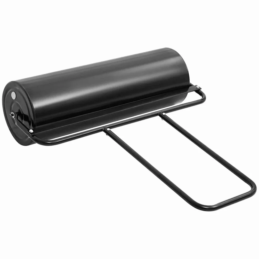 Mangloder - Rodillo de césped para jardín (63 L, rellenable con arena o agua, hierro y acero, diámetro de 30 x 90 cm, rodillo manual para semillas, compactación, alisado, cuidado en el jardín)