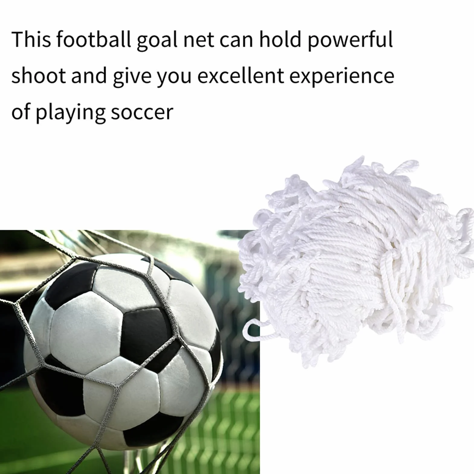 Red de fútbol para portería 3 x 2 m portátil para patio trasero entrenamiento