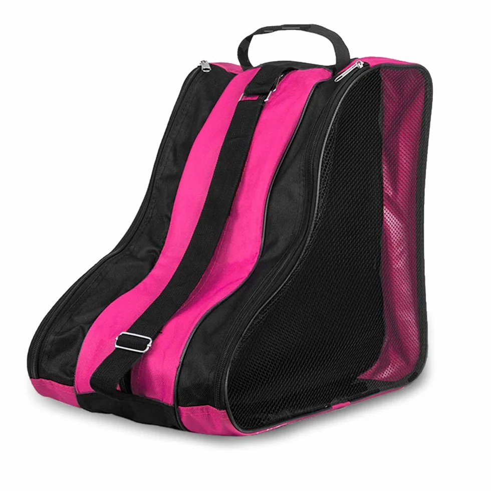 Lixada Bolsa Patines Mochila 3 Capas Transporte Transpirable 4 Ruedas