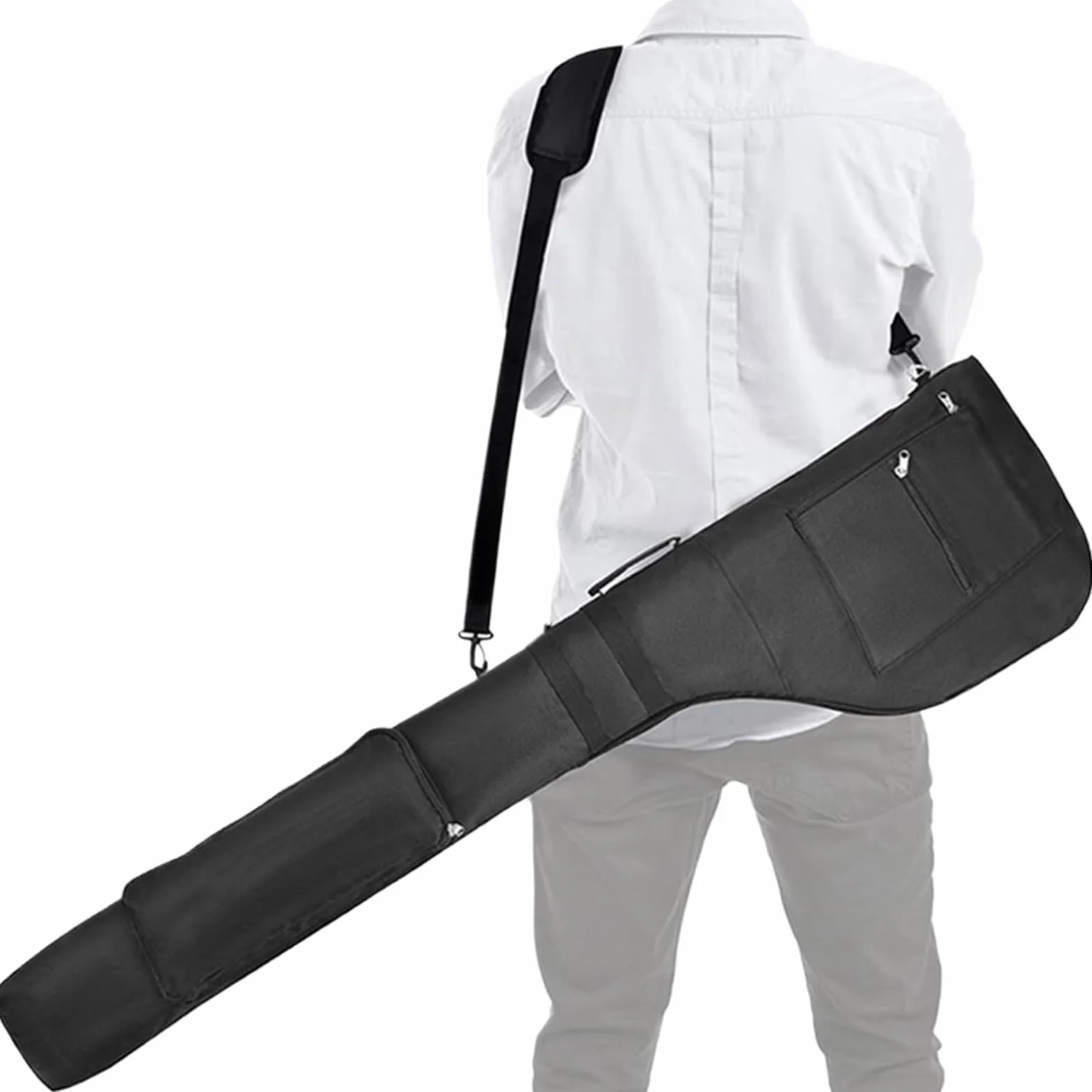 Bolsa de golf compacta impermeable con correa ajustable para hombres