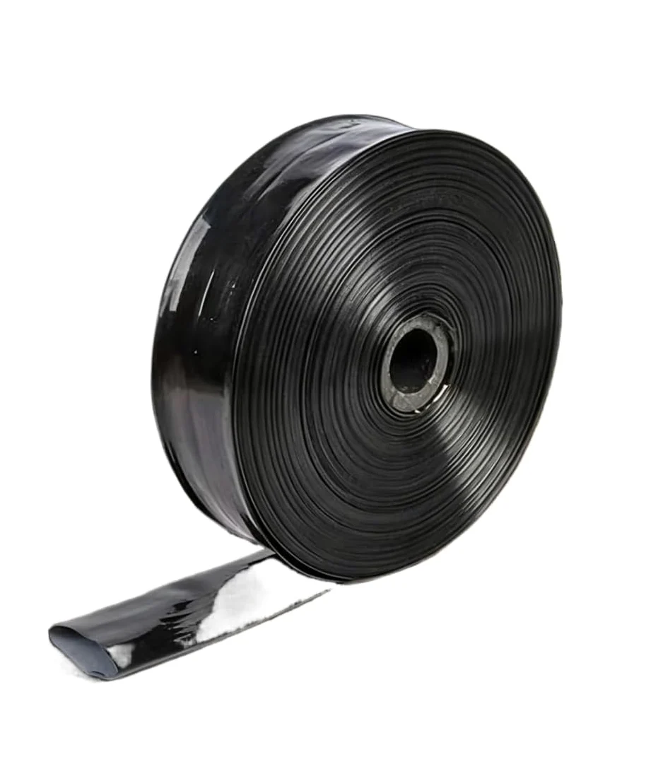 Manguera plana de PVC | Riego agrícola de varios tamaños: riego por goteo y aspersión de 328 pies(Width 4.8cm/1.2in)