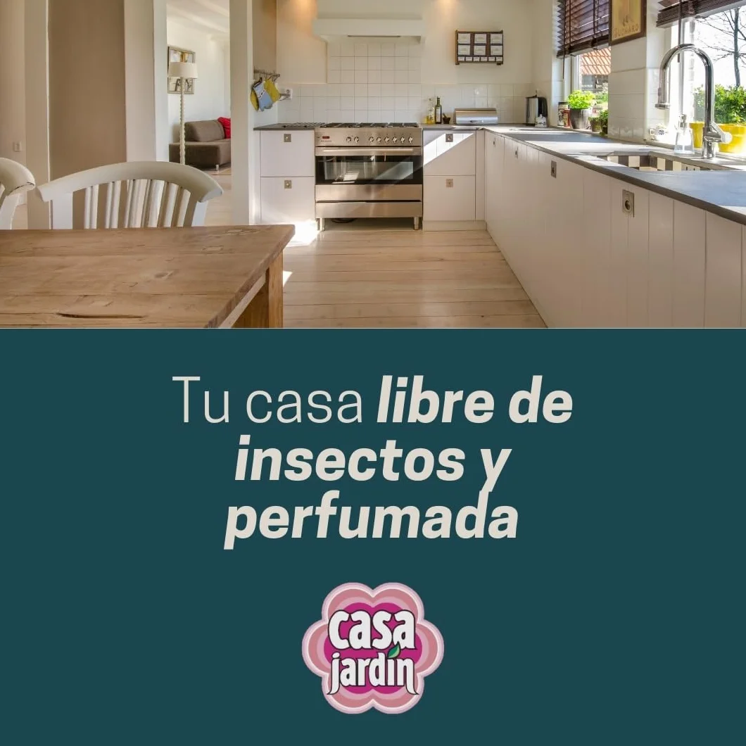 CASA JARDIN | Aerosol Insecticida | Spray con Acción Inmediata y Efecto Duradero | Cucarachas, Hormigas y Otros Rastreros | Hogar Libre de Insectos | 1 Año Sin Insectos | 400 ml