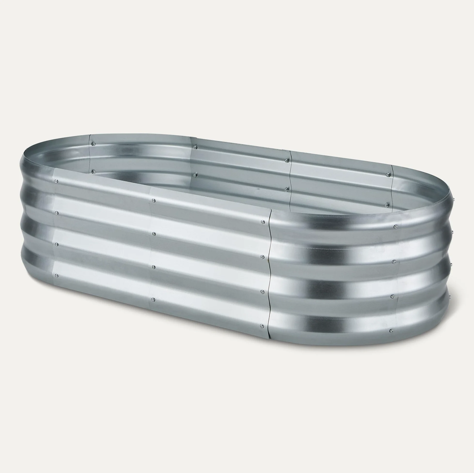 Amazon Basics Huerta Elevada, Acero Galvanizado, 121,8 x 61 x 31,2cm, Paquete de 1, Plata