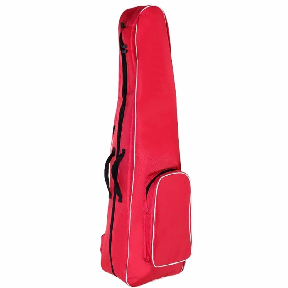 Lecreatekit Bolsa almacenamiento equipo esgrima resistente desgarro múltiples compartimentos rojo