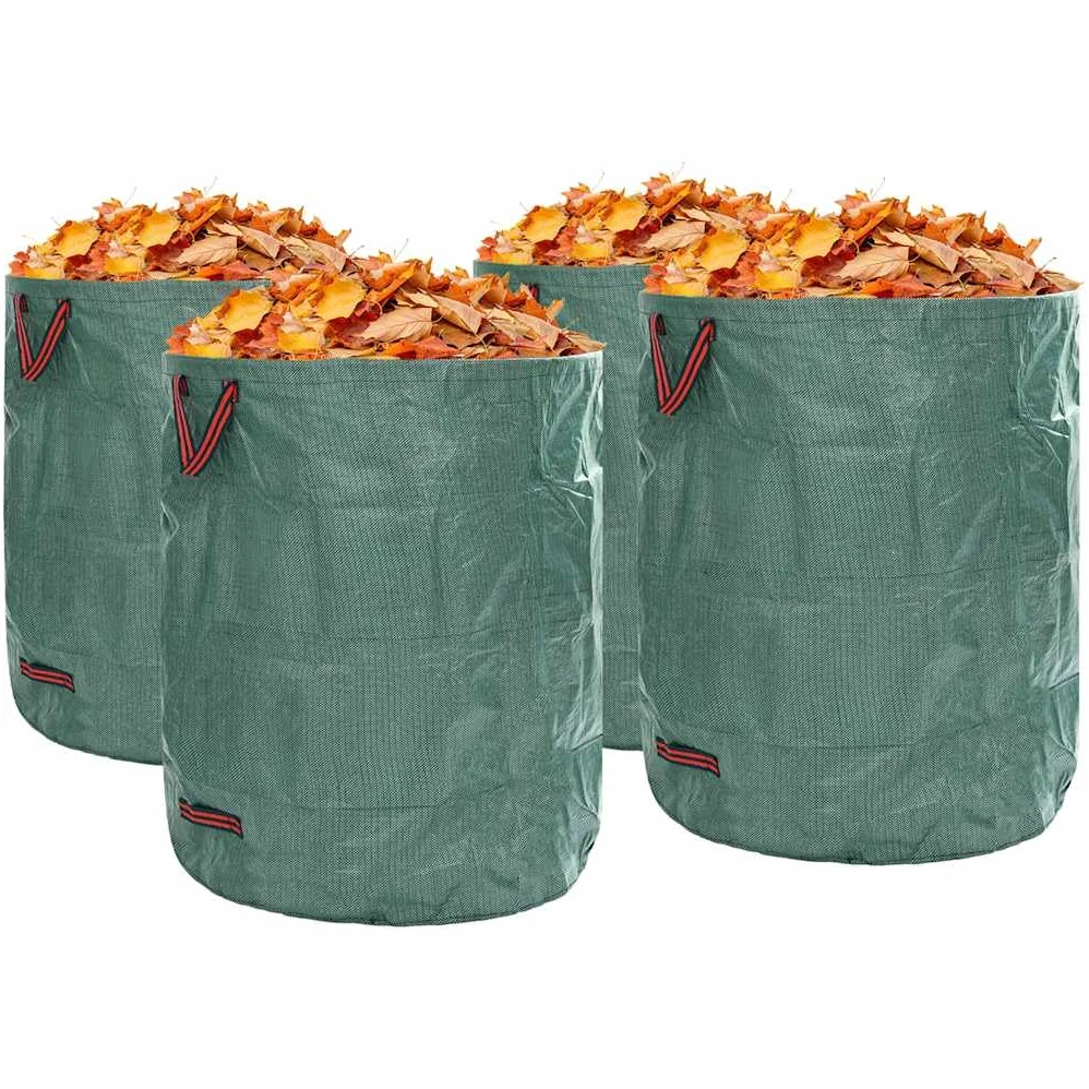 Genérico Bolsas de Desechos de Jardín 4 pcs Verde 79 x 79 x 99,5 cm,Casa y jardín,Productos del hogar,Contenedores de residuos-42008104