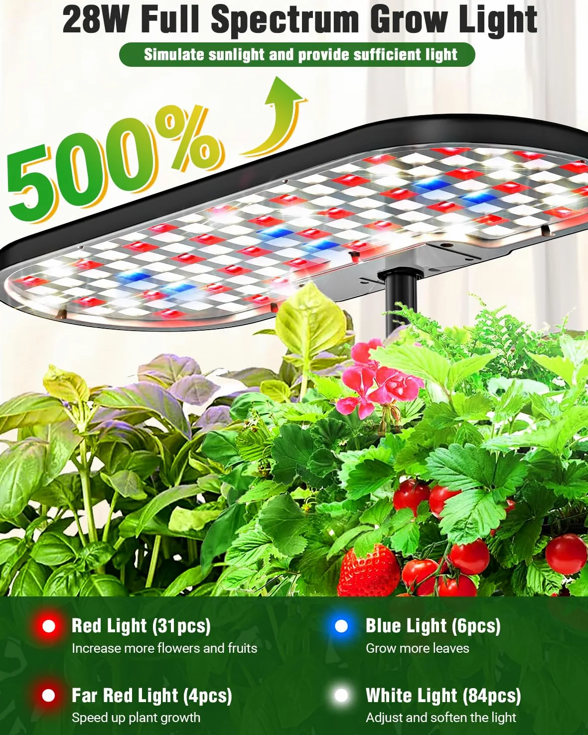 Growell Hydroponics Kit de sistema de cultivo 16 cápsulas (negro)