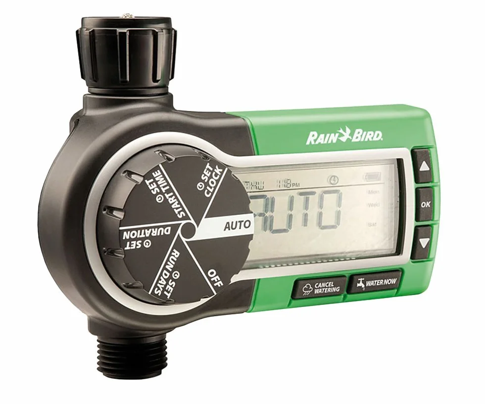 Rain Bird ZA84002 Programador de grifo digital para jardín con pantalla panorámica