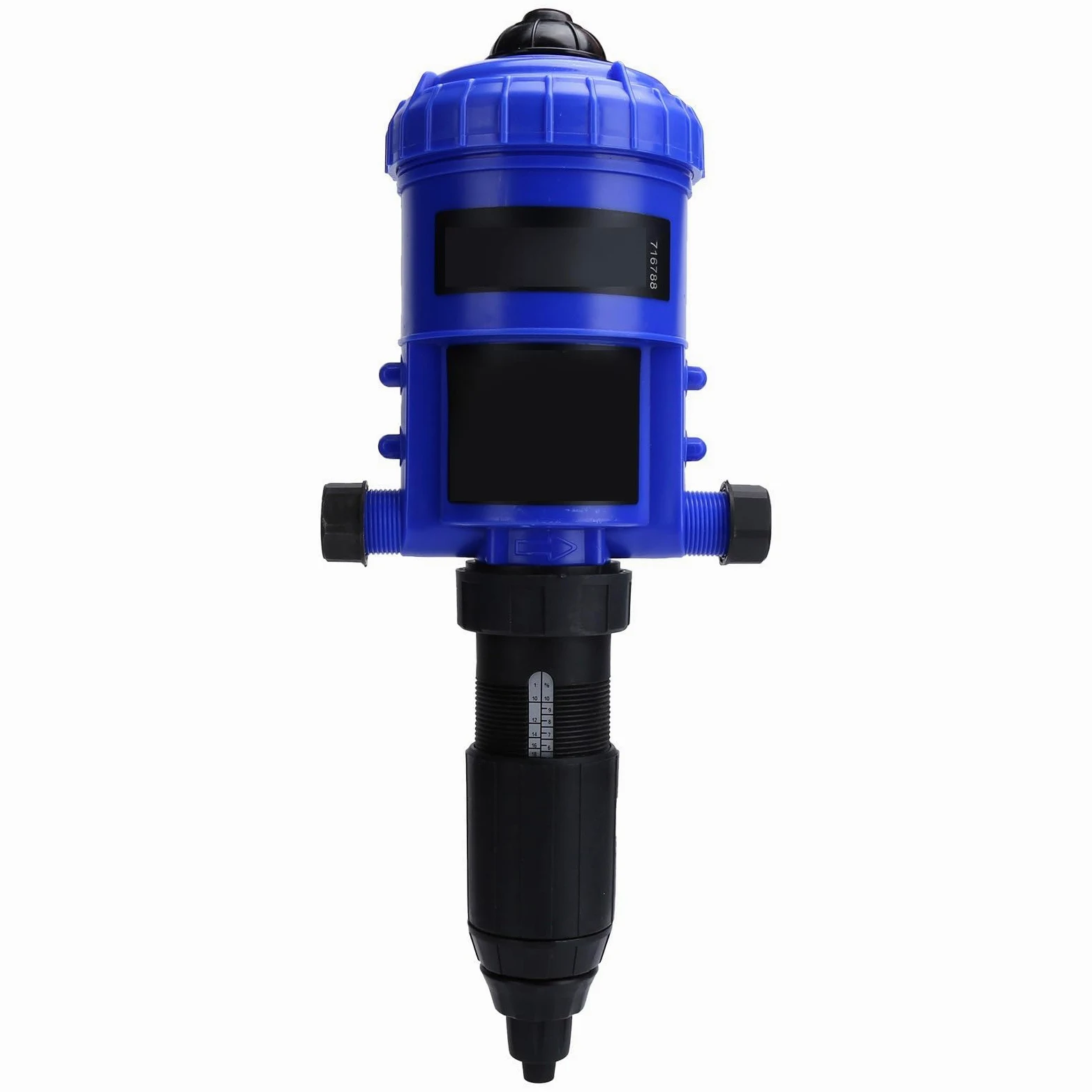 Dosificador de Fertilizante P2510, Material PP, Dispositivo Dosificador Ajustable para Rango de 3% a 10% para Riego y Jardinería