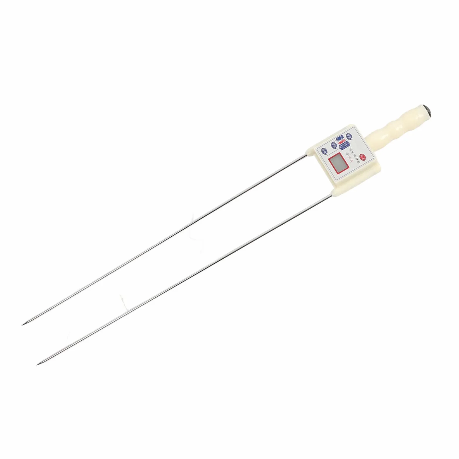 Yosoo Health Gear Medidor de Humedad de Grano Analizador de Humedad de Plástico para Trigo, Maíz, Arroz, Soja con Doble Aguja, Pantalla LED, Informe de Voz, Retroiluminación para Pruebas de (Medio)