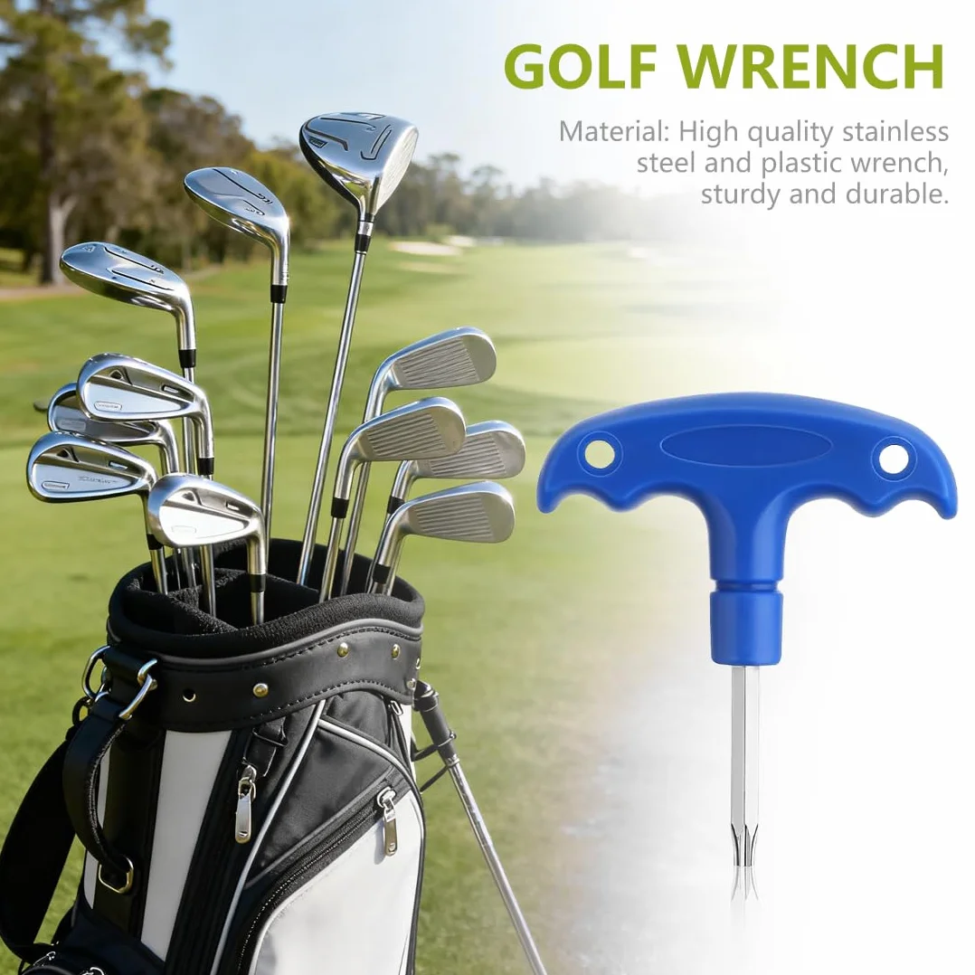 Llave Ajustable Golf Acero Inoxidable Mango Plástico Llave Torque Negro