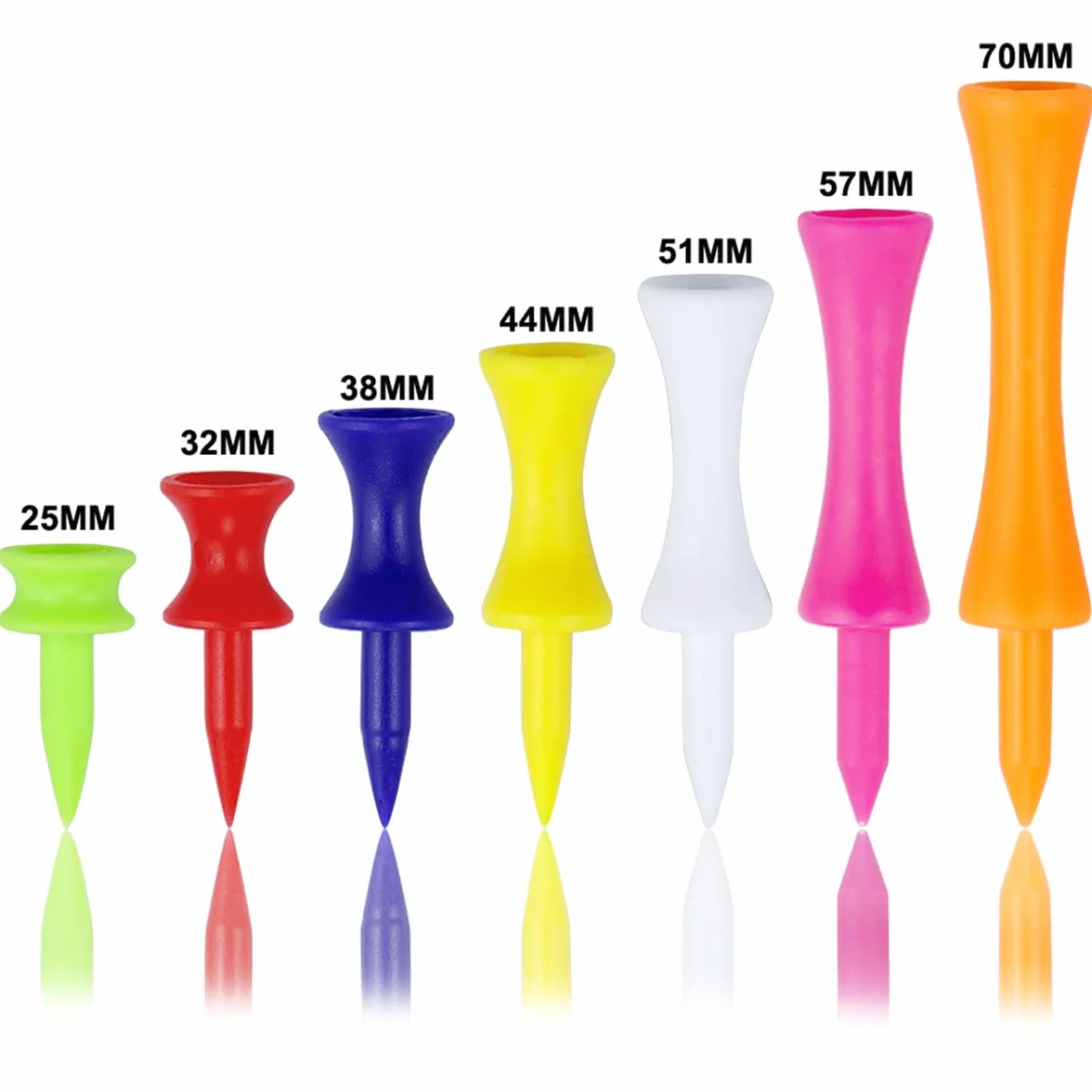 Castle Golf Tees Plastic 57mm