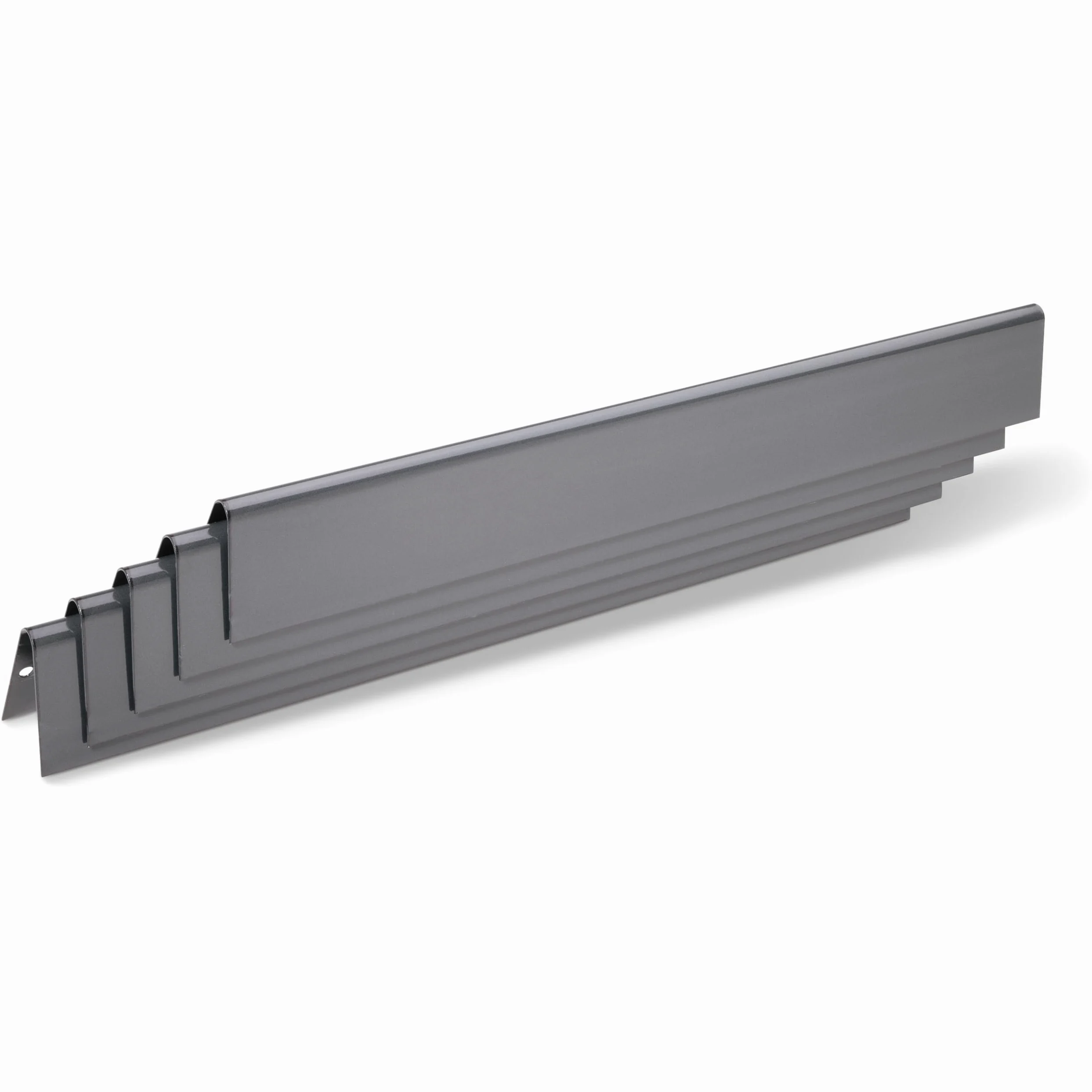 Weber Flavorizer Bars esmaltadas para Spirit Serie 200 hasta 2012 / Set de 5 Barras de Acero con Esmalte de Porcelana para Calor Uniforme, Negro (7534)