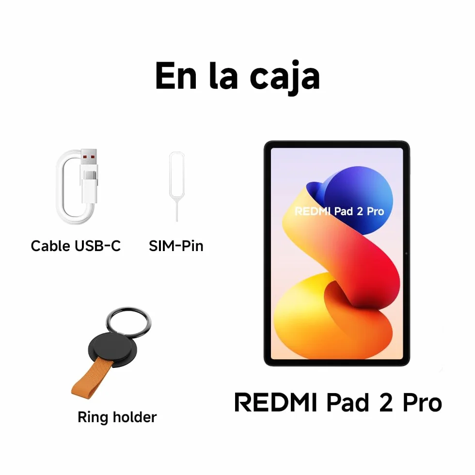 Xiaomi Redmi Pad 2 Pro Tablet 12.1" 2.5K 6GB RAM 128GB ROM WiFi 6 Gris
