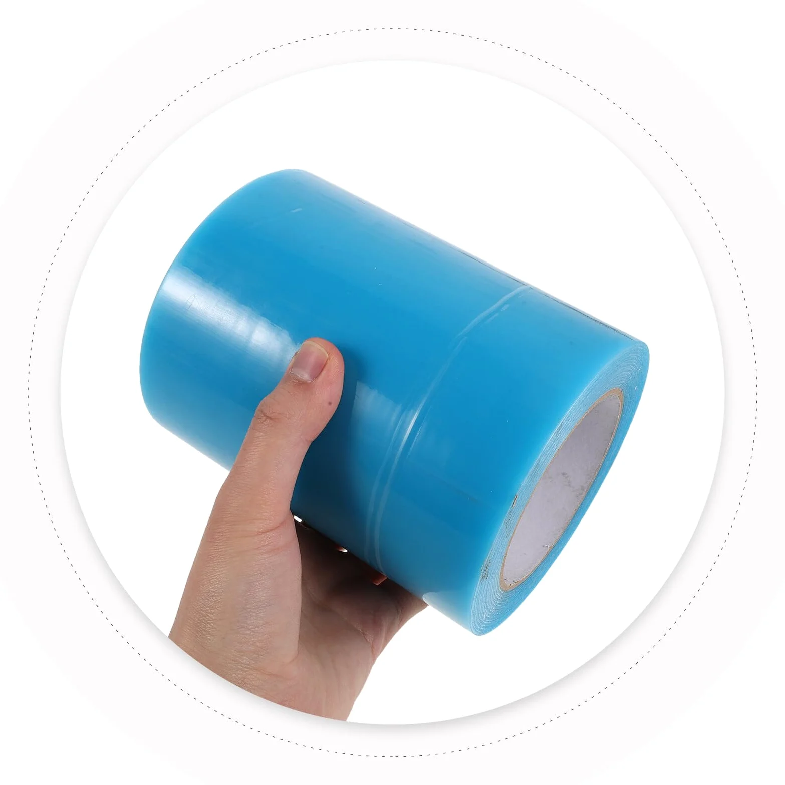 Cinta Reparadora para Plástico de Invernadero 25m Azul Pe | Rollo Único, Cobertura Transparente y Resistente al Agua, Uso Exterior en Jardinería Láminas y Film