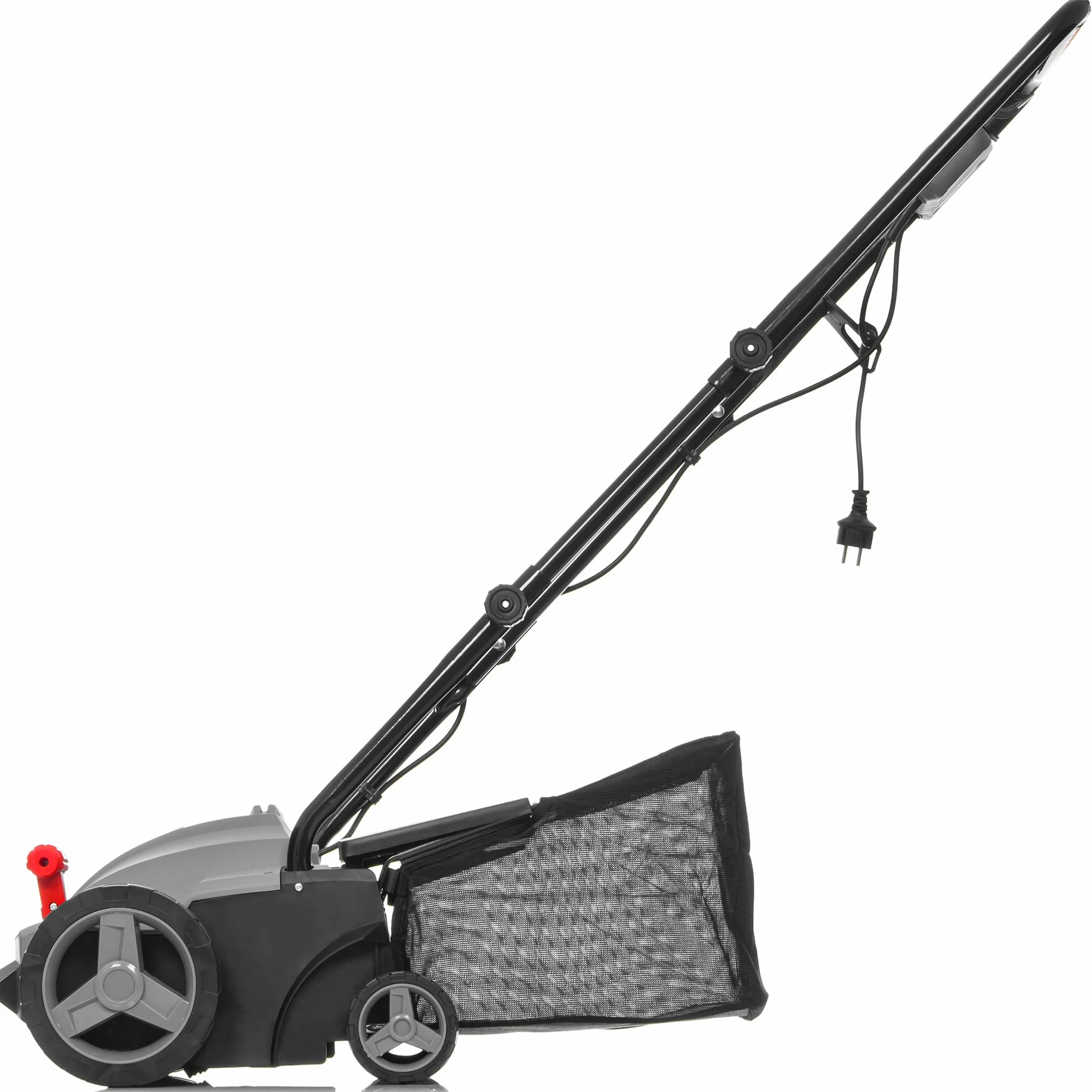 LEHMANN Alyssum - Escarificador de espuma (2 w1, 1500 W, escarificador eléctrico con ancho de trabajo de 32 cm, profundidad de trabajo ajustable en 4 niveles de -12 biz + 4 mm