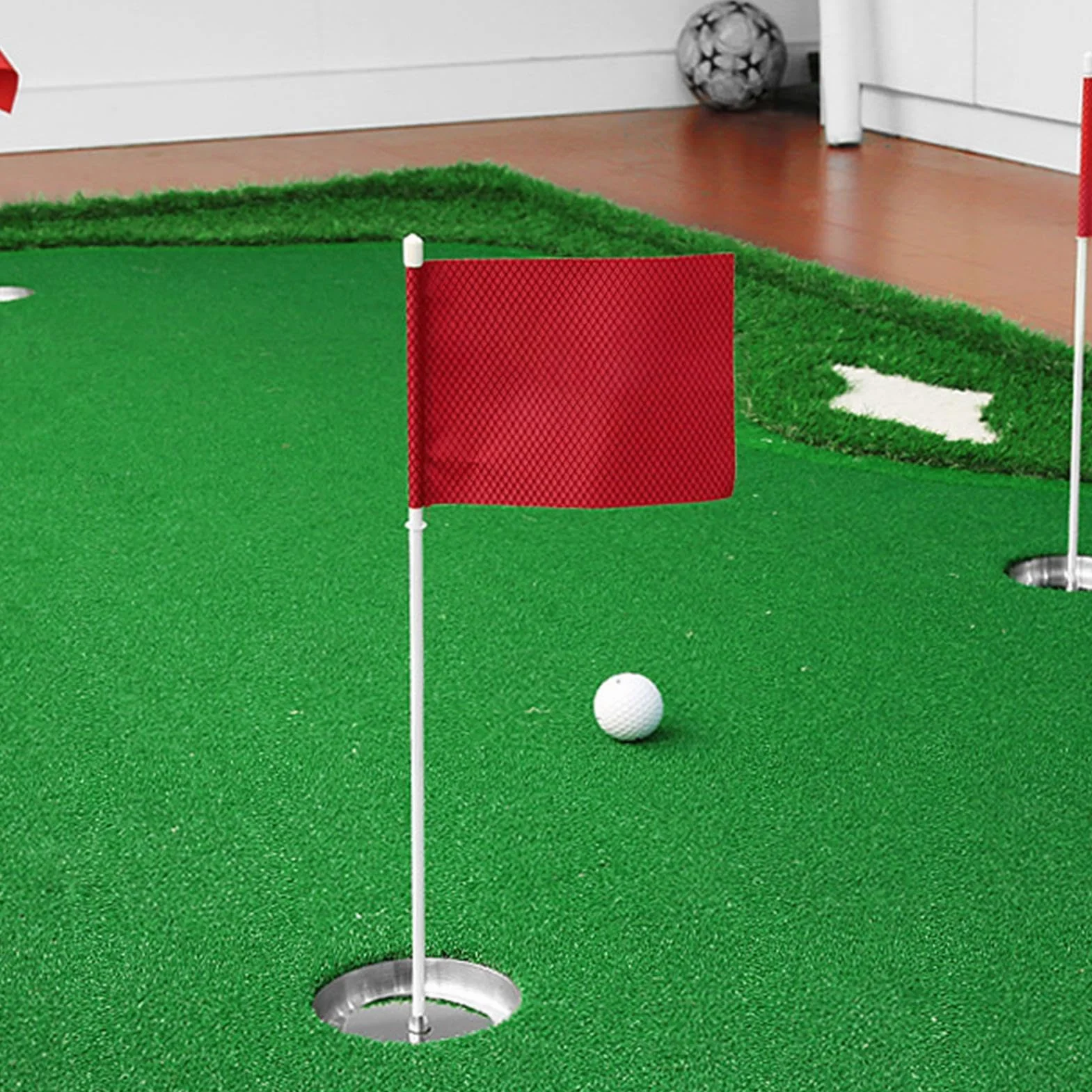 Golf Putting Cup z Flagą – Do Treningu Krytego i Na Zewnątrz, Regulaminowy Otwór