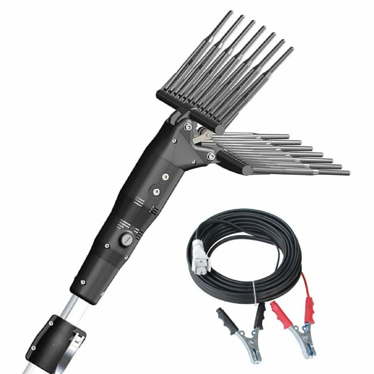 Crisalide® - Minelli OlivGreen A3 - Agitador para recoger aceitunas con batería - Negro