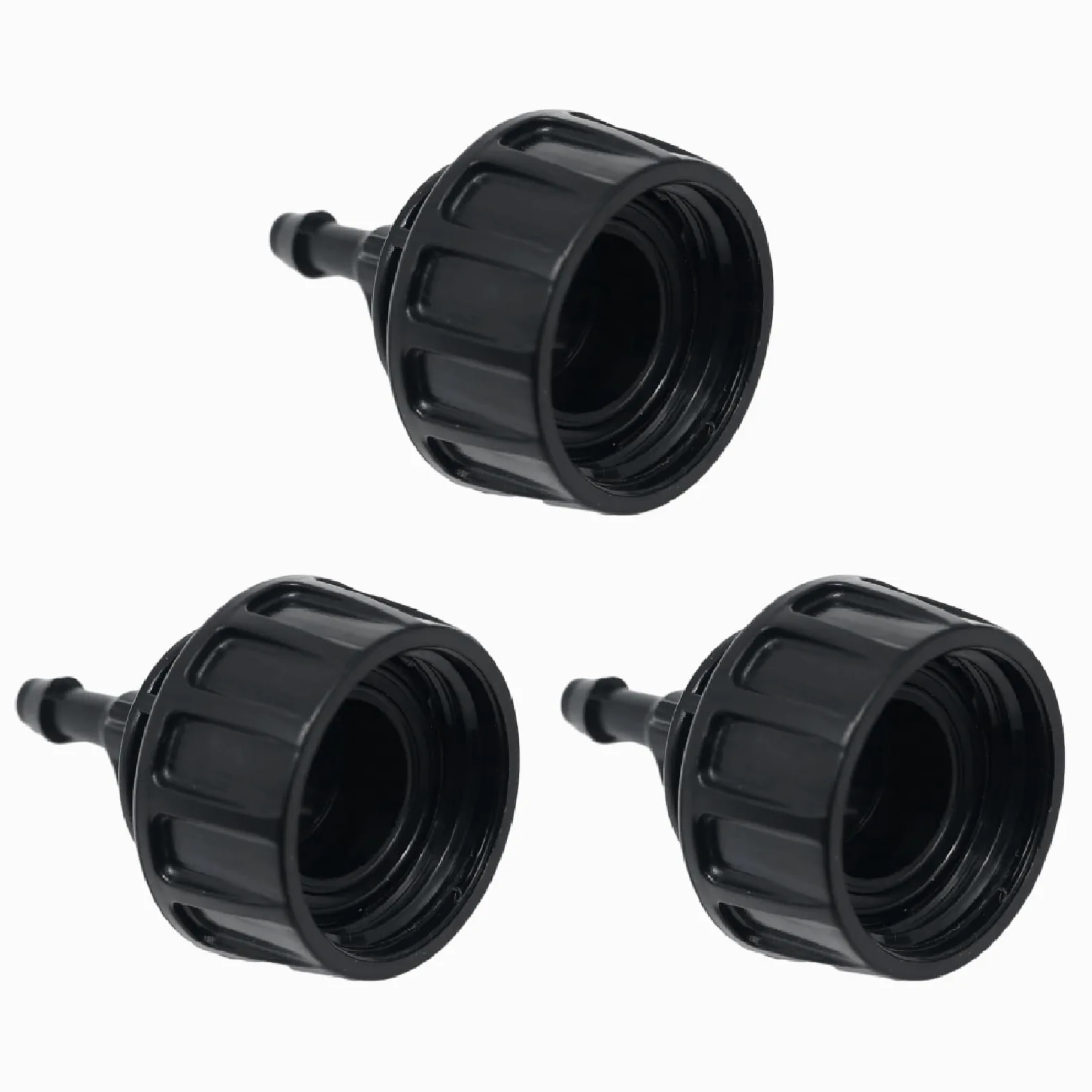 SYOWADA 3 adaptadores de grifo de riego por goteo de 1/4 pulgadas de 3/4 a 1/4 pulgadas, adaptador de manguera de riego de jardín, conexión de manguera de riego