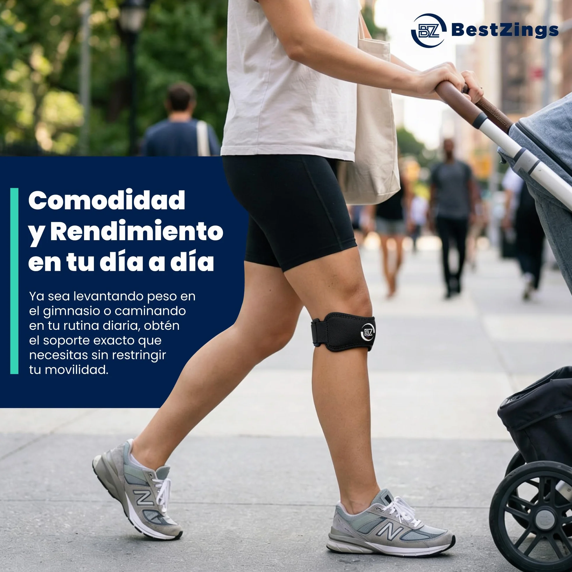 Rodilleras Menisco y Ligamento Pack 2 Negro Ajustable